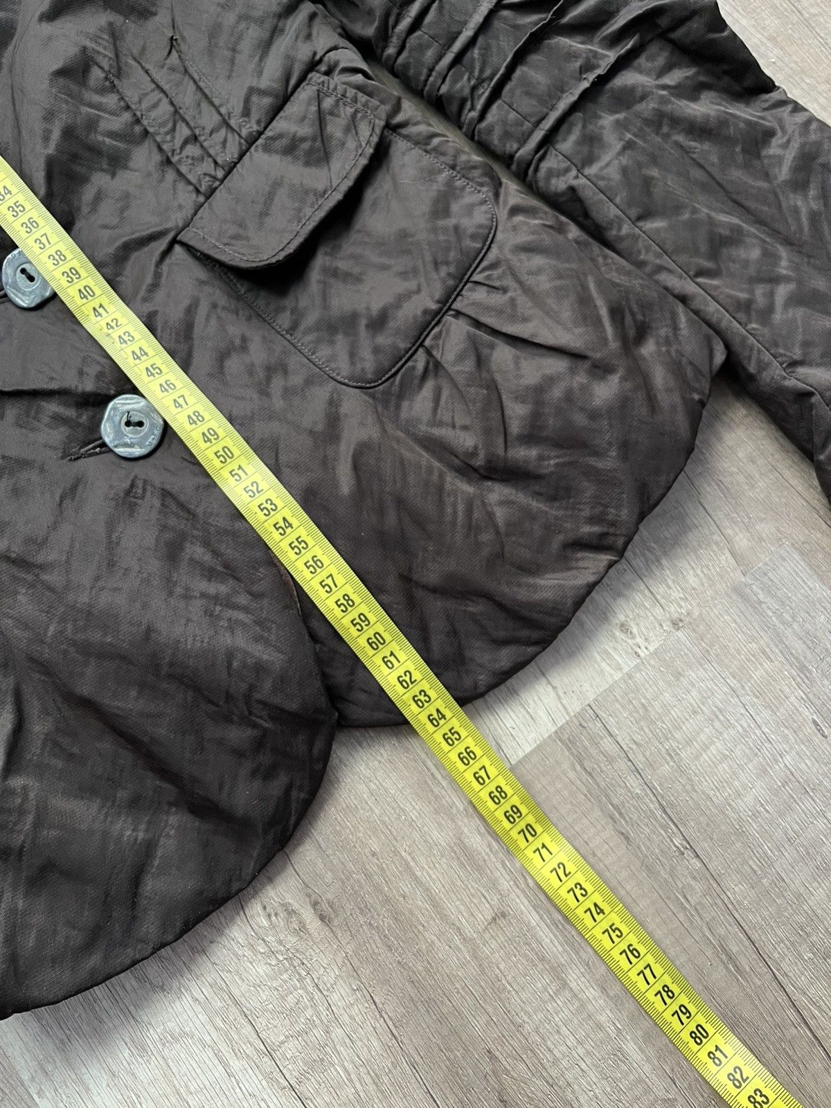 Japanese Brand × Marithe + Francois Girbaud × Vintage Vintage Marithe Francois Girbaud Anant-Garde Brown Jacket Size M / US 6-8 / IT 42-44 - 21 Thumbnail