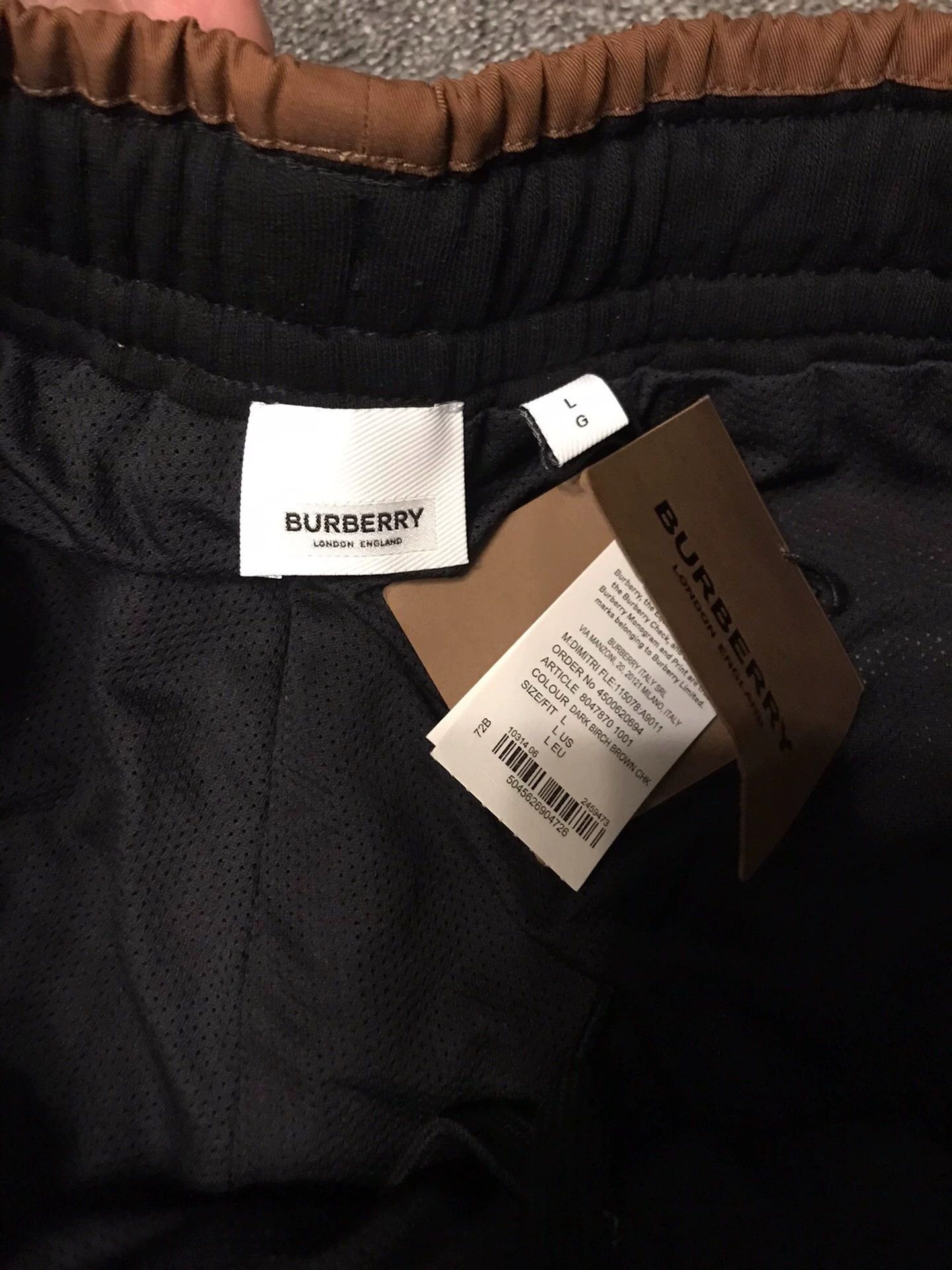 Burberry Burberry Teddy Birch Brown Check L Pants New Size US 34 / EU 50 - 4 Thumbnail