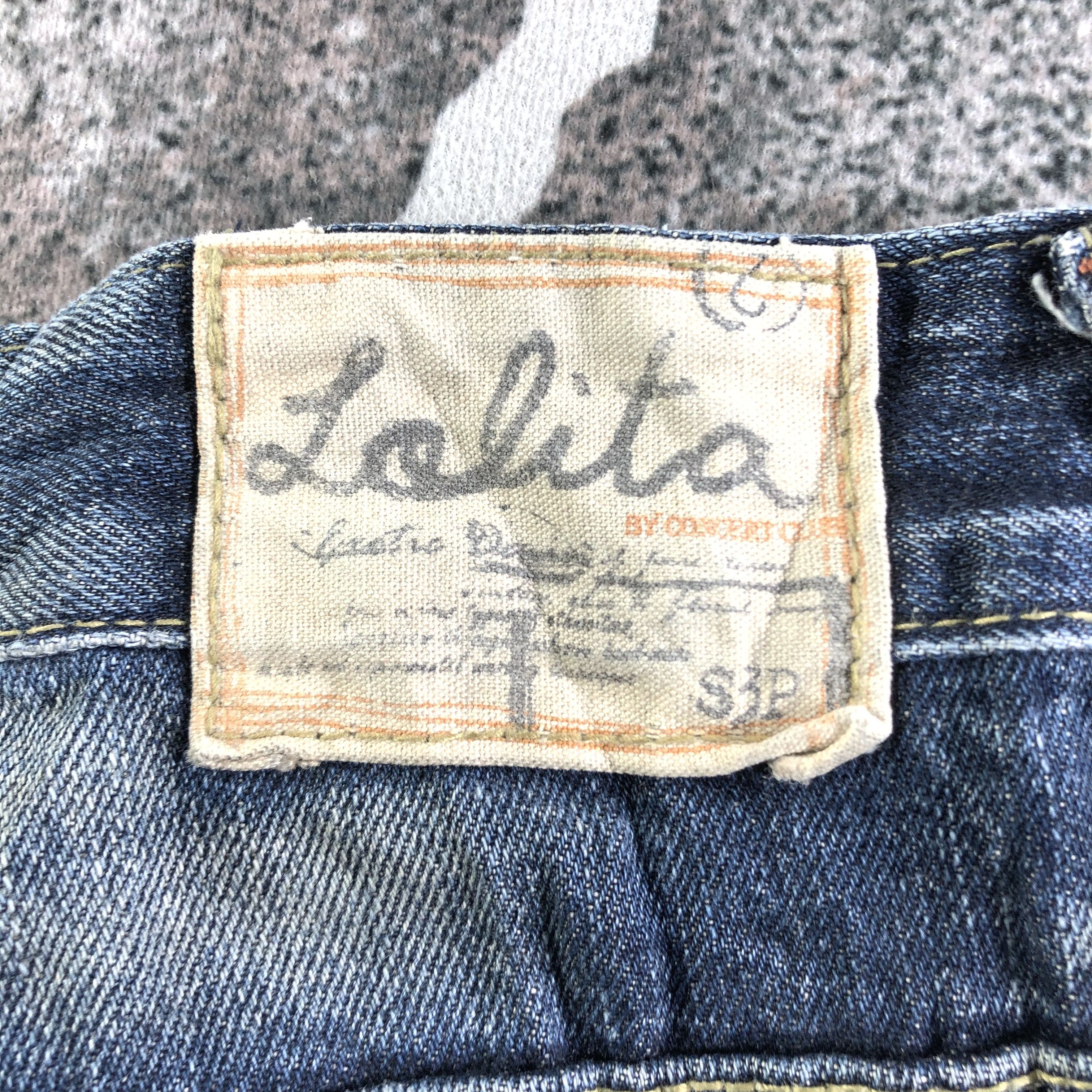 Japanese Brand Japanese Lolita Jeans Faded Blue Denim KJ3028 Size US 34 / EU 50 - 5 Thumbnail