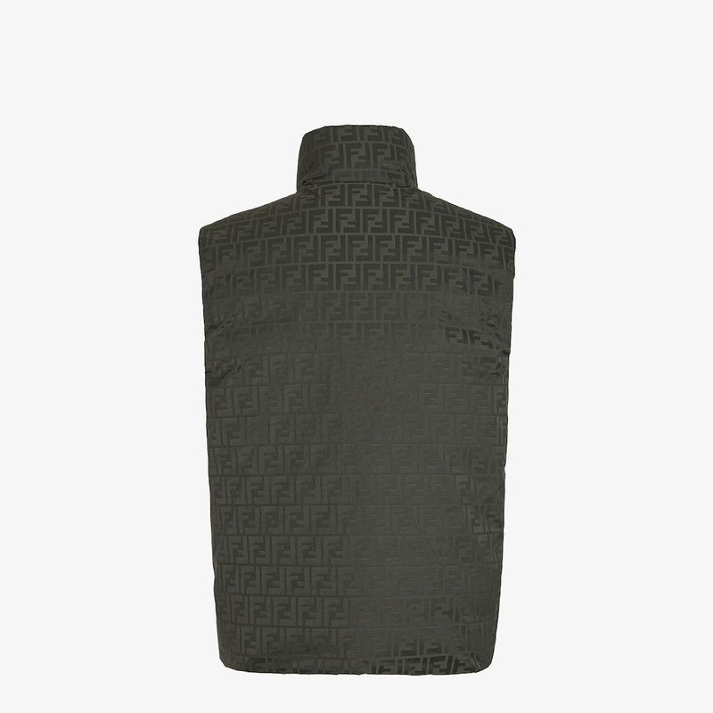Fendi o1B3y1r0526 Gilet in Green Size US L / EU 52-54 / 3 - 2 Thumbnail