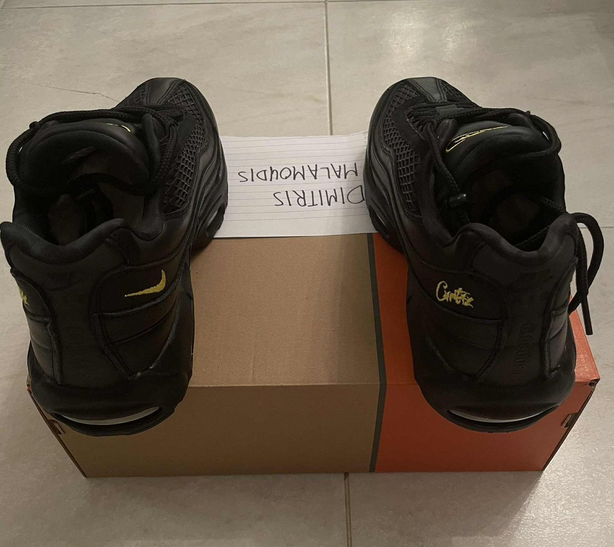 Corteiz × Nike Nike Air Max 95 x Corteiz “Honey Black” – Size EU 45 / US 11 Size US 11 / EU 44 - 2 Thumbnail