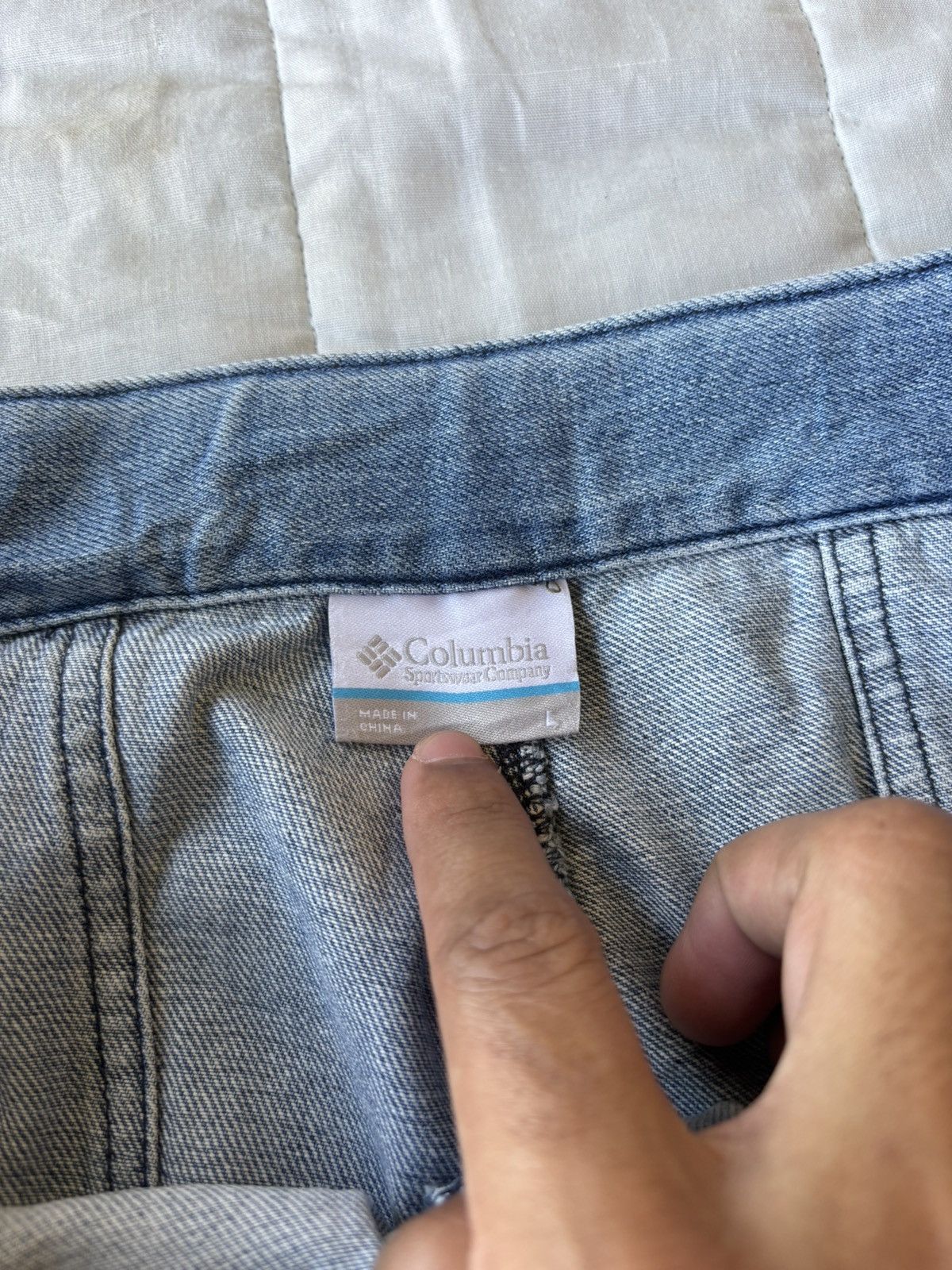 Columbia 💥COLUMBIA OMNI-SHADE UTILITY DENIM CARGO PANT OUTDOOR HIKING Size US 34 / EU 50 - 11 Thumbnail