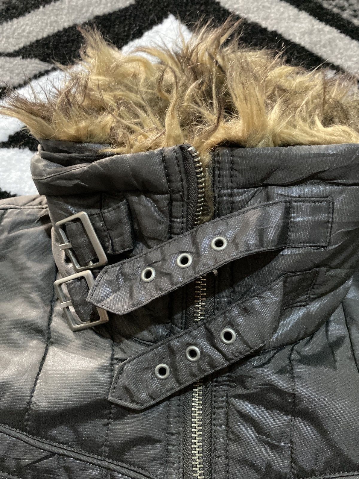 Tornado Mart Japanese ASM Fur Collar Puffer Jacket Size US M / EU 48-50 / 2 - 6 Thumbnail