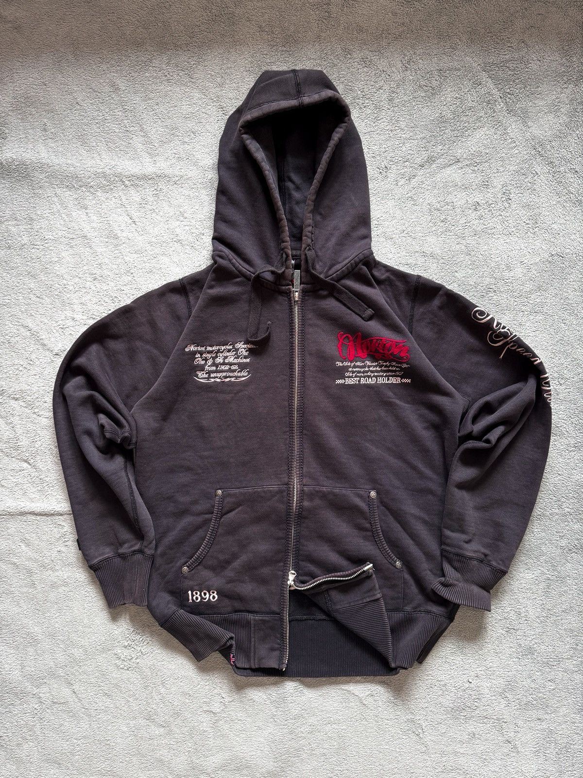 Norton Vintage Norton Motorcycle Rockers Speed Club Hoodie Size US L / EU 52-54 / 3 - 2 Thumbnail