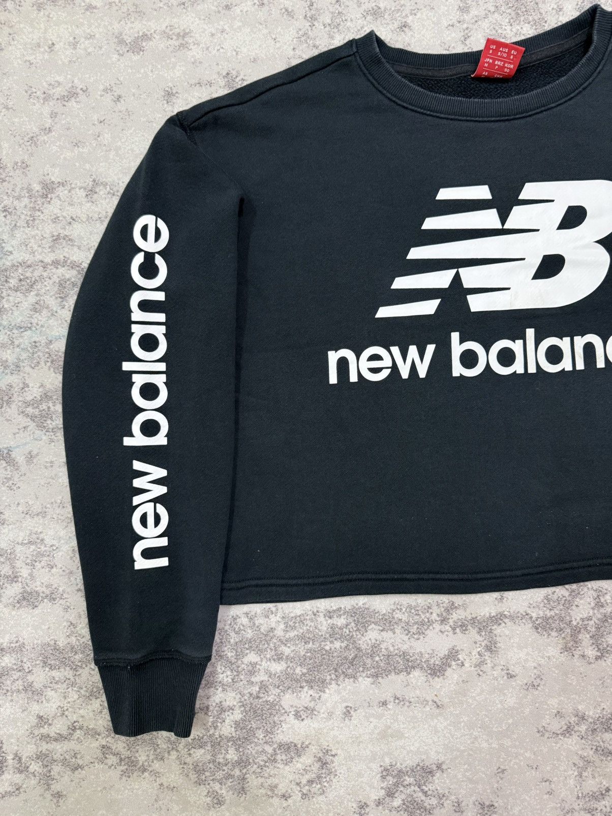 New Balance New Balance Big Logo Cropped Sweatshirt Size M / US 6-8 / IT 42-44 - 4 Thumbnail