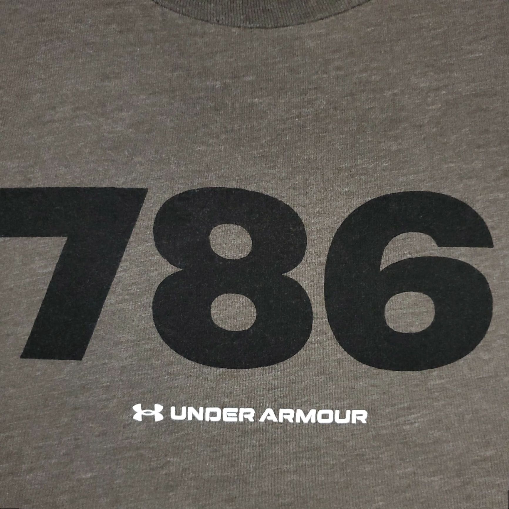 Under Armour Under Armour Heatgear Gray Short Sleeve T-Shirt Mens 2XL Regular Fit Sports Size US XXL / EU 58 / 5 - 2 Thumbnail