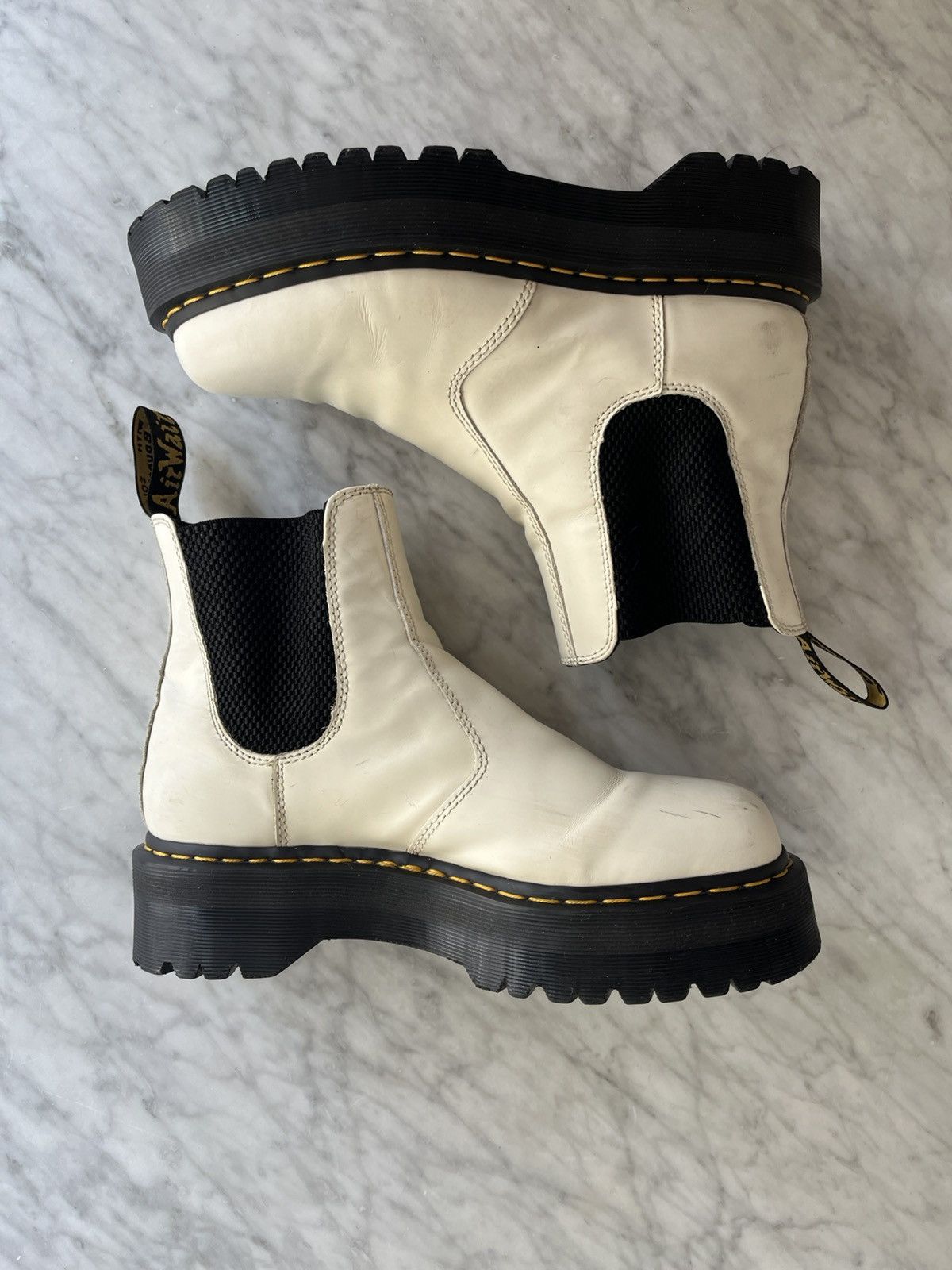 Dr. Martens Dr Martens 2976 boots White Size US 9 / EU 42 - 1 Thumbnail