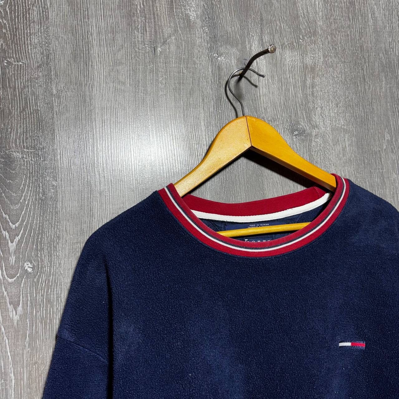 Tommy Jeans Vintage Tommy Jeans 90s Fleece Sweater Size US XL / EU 56 / 4 - 3 Thumbnail
