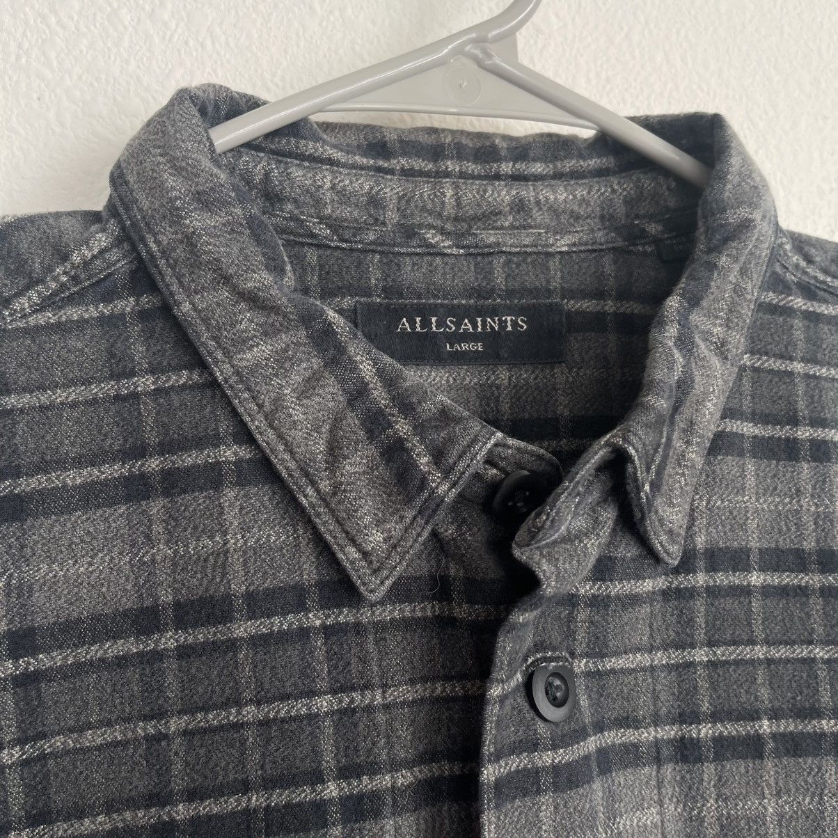 Allsaints Allsaints 3 Pocket Plaided Button Down Long Sleeve Shirt Size US L / EU 52-54 / 3 - 4 Thumbnail