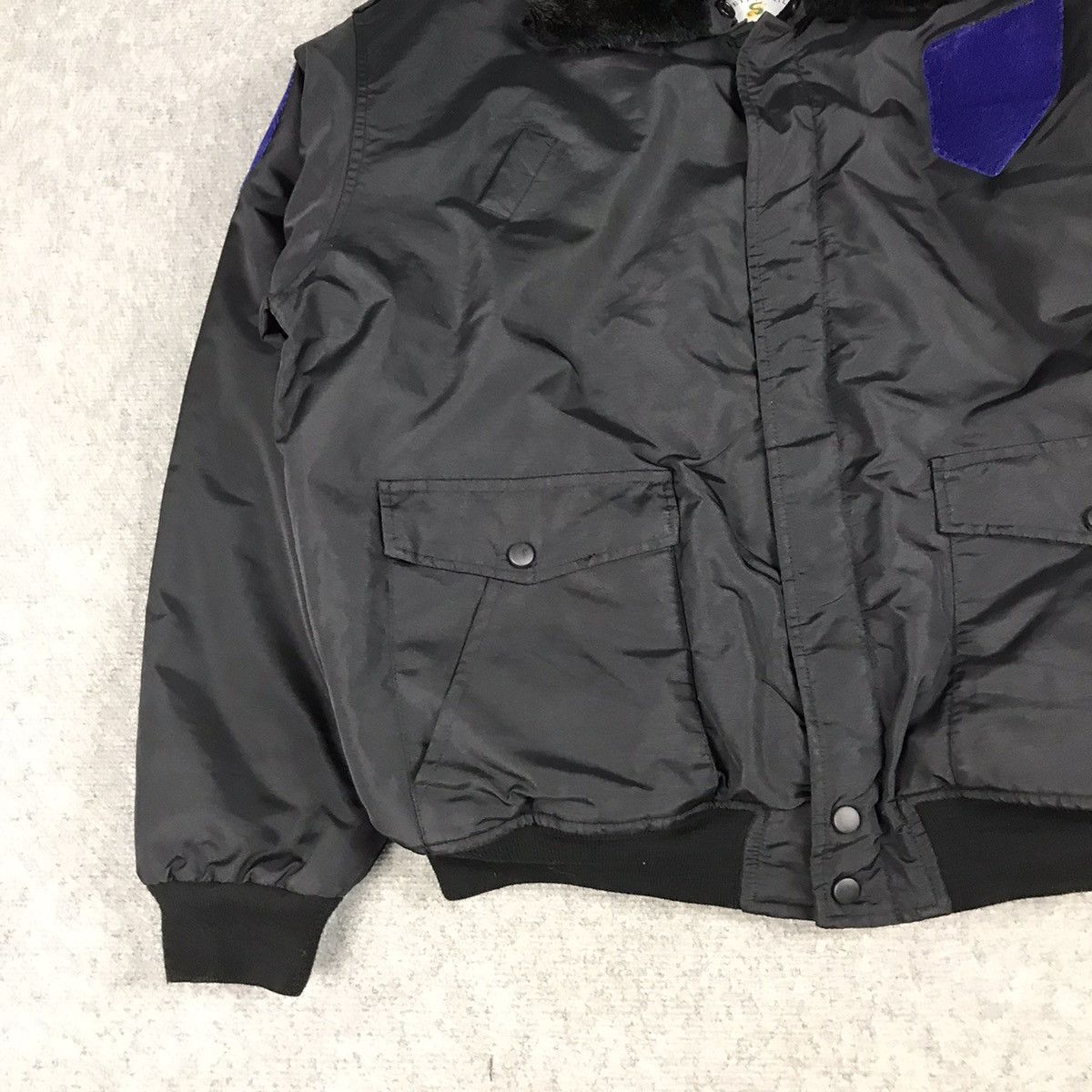 Japanese Brand BOMBER JACKET SAFETY TEXTILE MA-1 STYLE JACKET Size US L / EU 52-54 / 3 - 4 Thumbnail