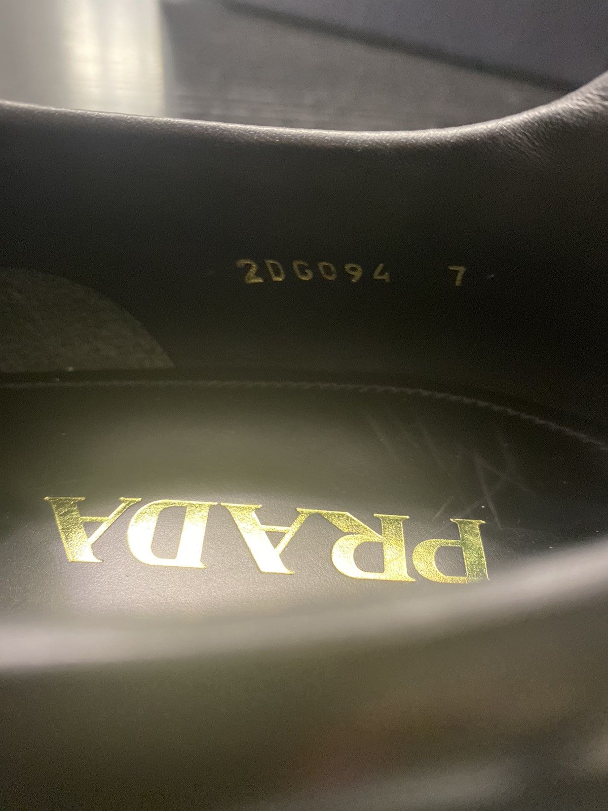 Prada PRADA EXTRAVAGANT POINTED PENNY LOAFER SHOES 2DG094 BLACK Size US 8 / EU 41 - 7 Thumbnail