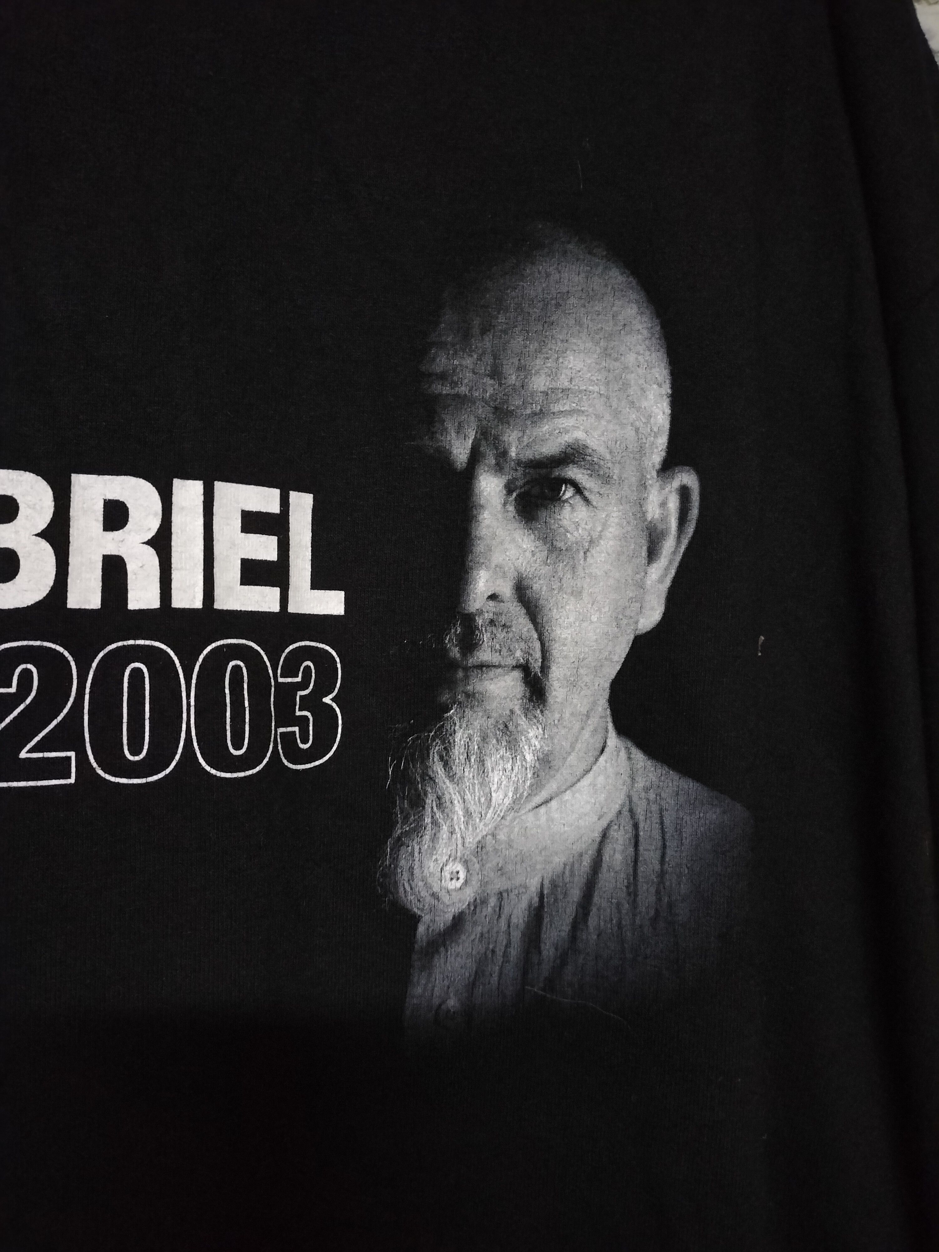 Band Tees × Vintage Vintage Peter Gabriel Summer 2003 Genesis Band Size US XL / EU 56 / 4 - 3 Thumbnail