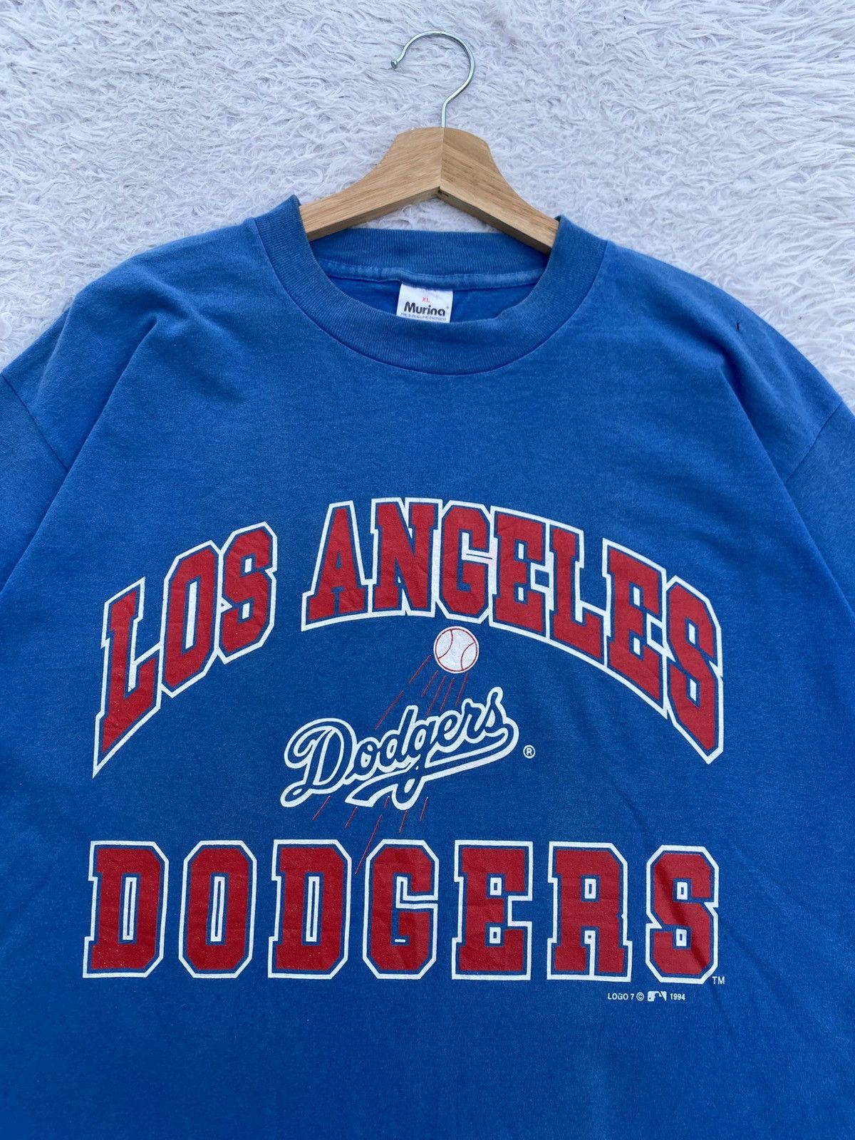 MLB Rare Vintage 1994 Los Angeles Dodgers MLB Tshirt Size US L / EU 52-54 / 3 - 1 Thumbnail