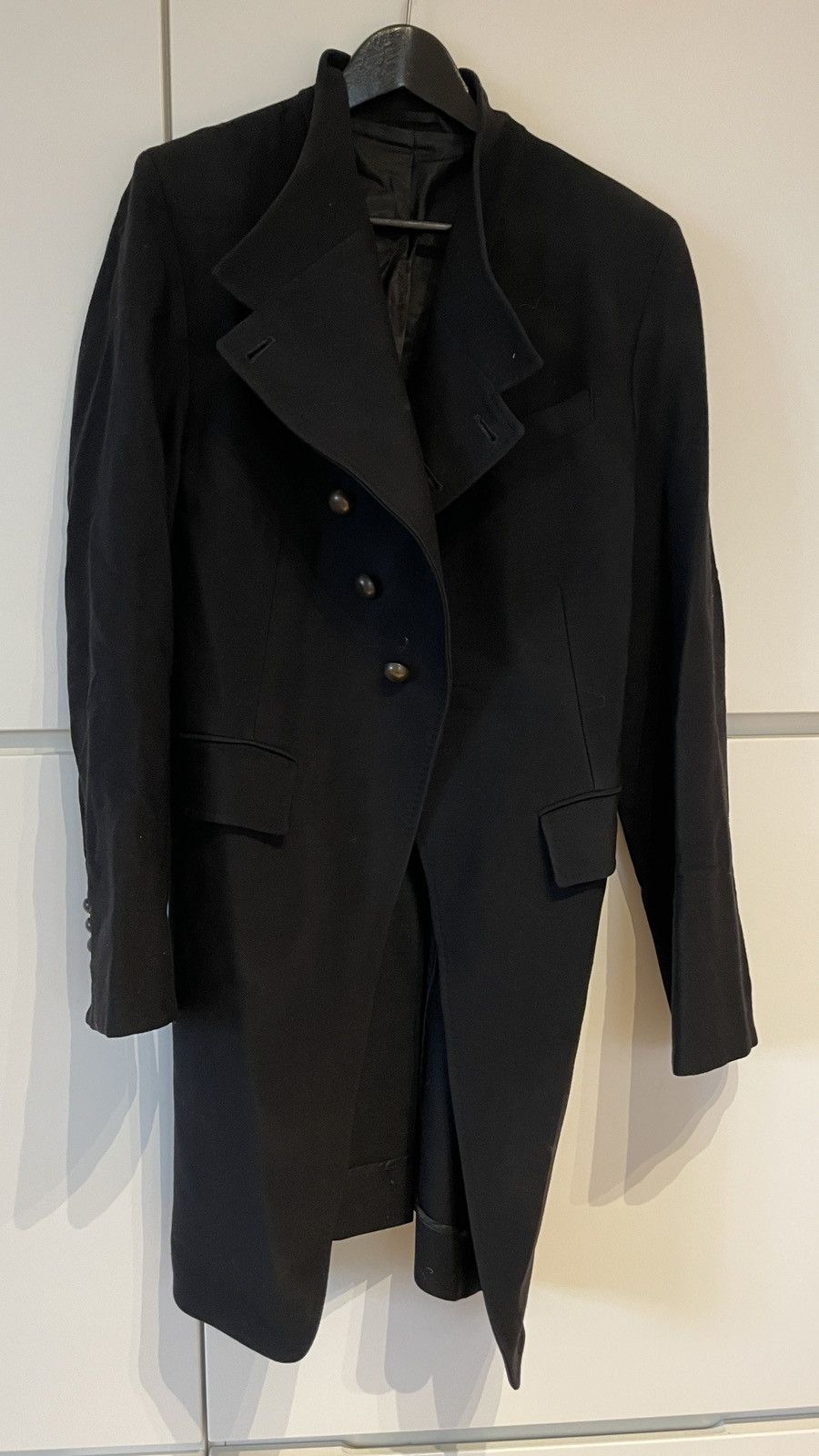 image of Ann Demeulemeester Coat in Black, Men's (Size Small)