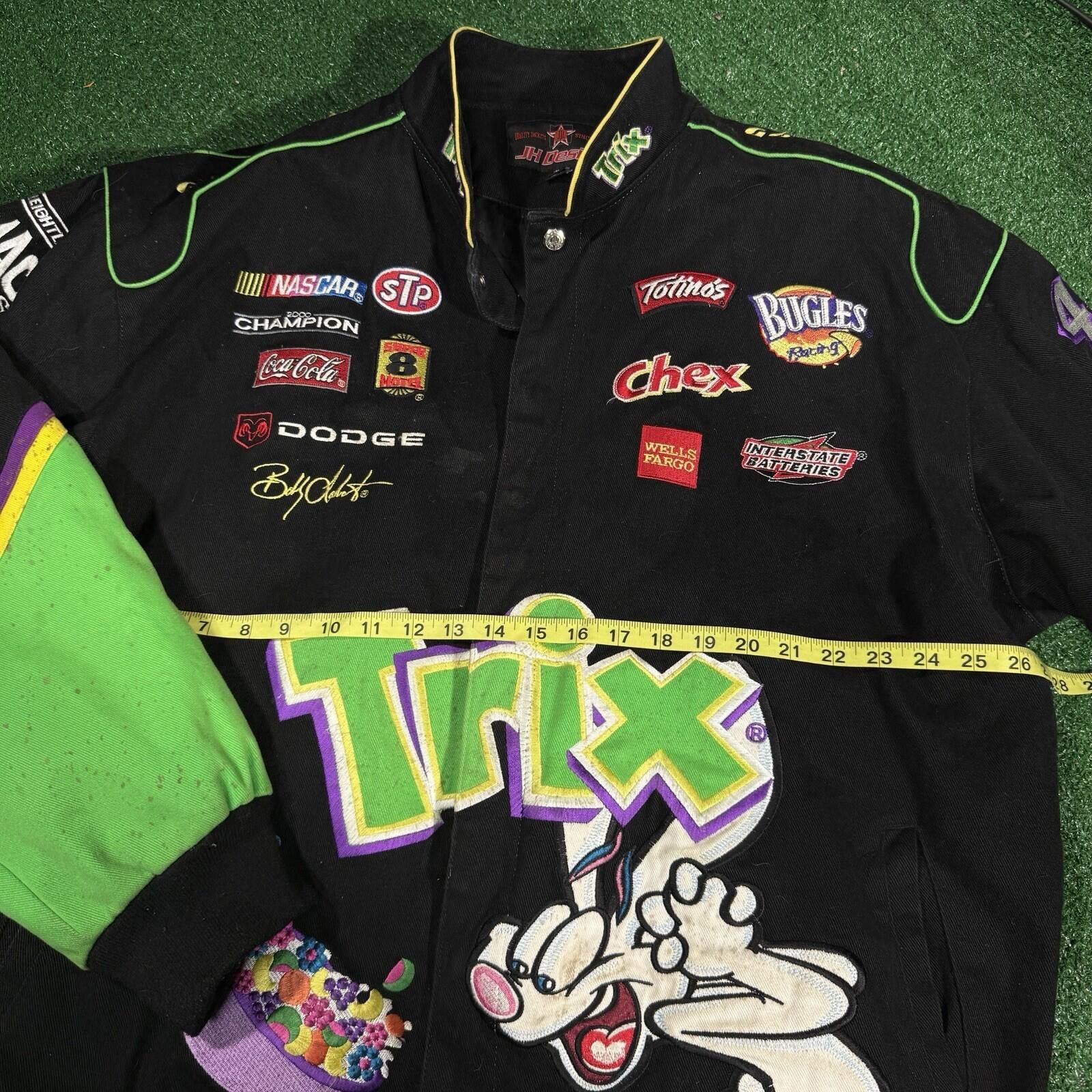 JH Design Vintage Trix NASCAR Jacket Mens XXL JH racing Bobby LaBonte Size ONE SIZE - 6 Thumbnail