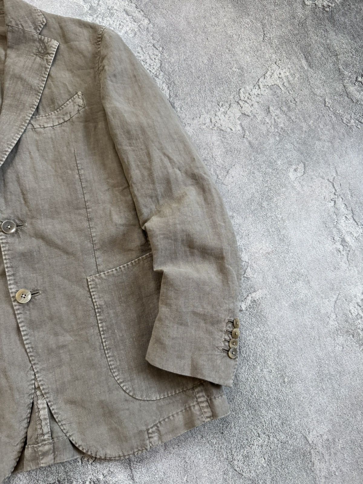 L.B.M. 1911 L.B.M. 1911 tailored linen blazer casual jacket Size 46R - 5 Thumbnail