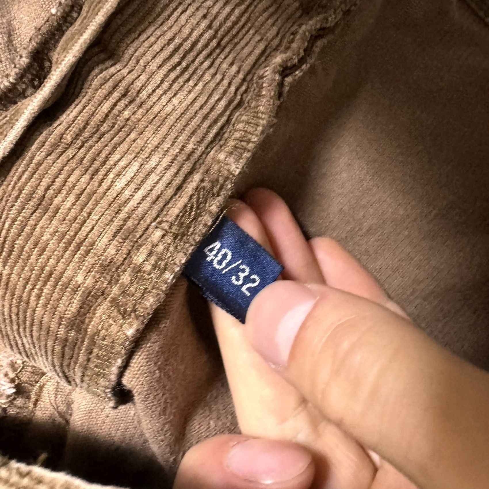 Polo Ralph Lauren VINTAGE Polo Ralph Lauren Corduroy Pants Mens 38x30 Chino Classic Brown Slim/Classic Straight Front Trouser Shirt/Deck? Size US L / EU 52-54 / 3 - 6 Thumbnail