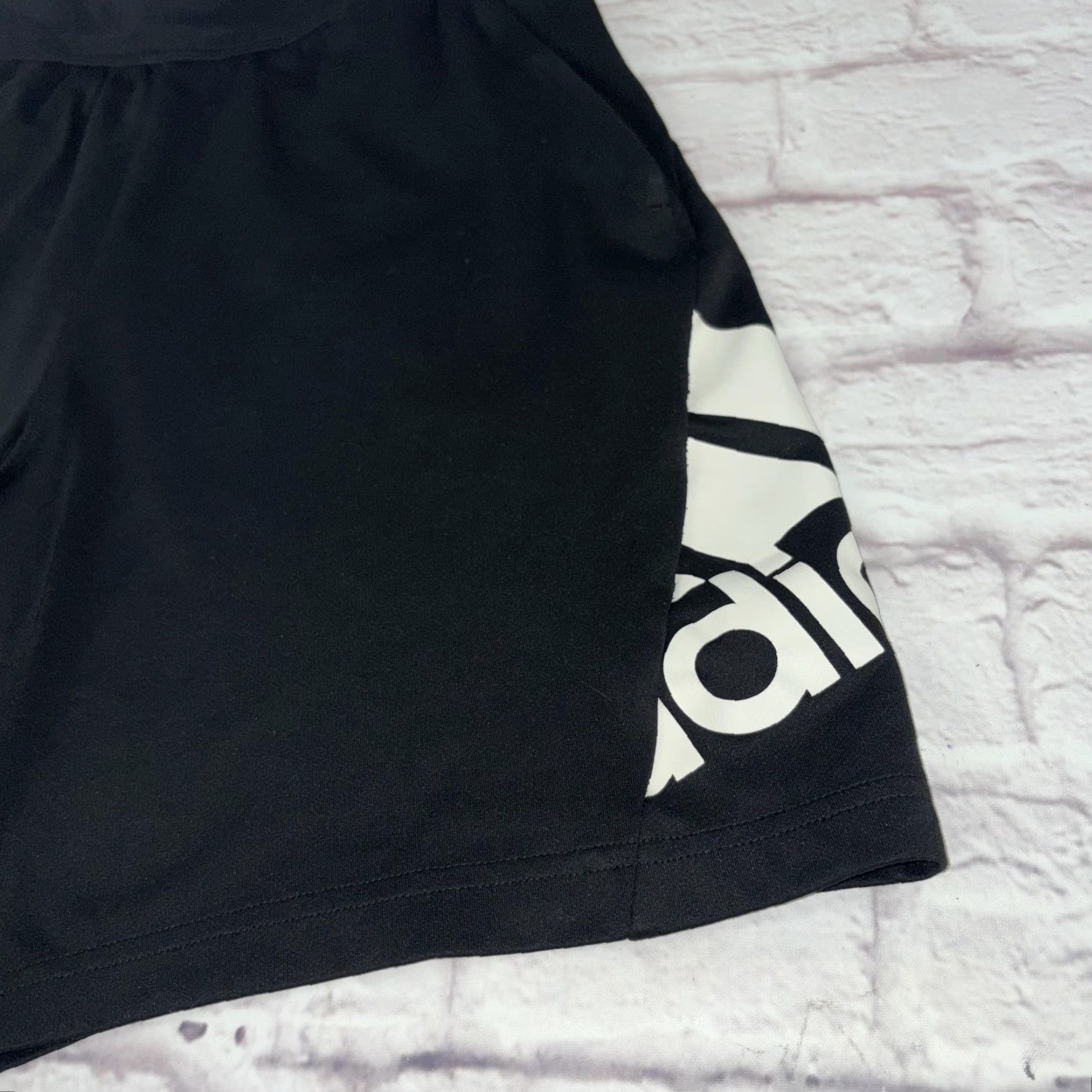 Adidas Adidas Shorts Mens Small Black AEROREADY FT2642 Big Logo Athletic Sport Gym Mens Size US 29 - 3 Thumbnail