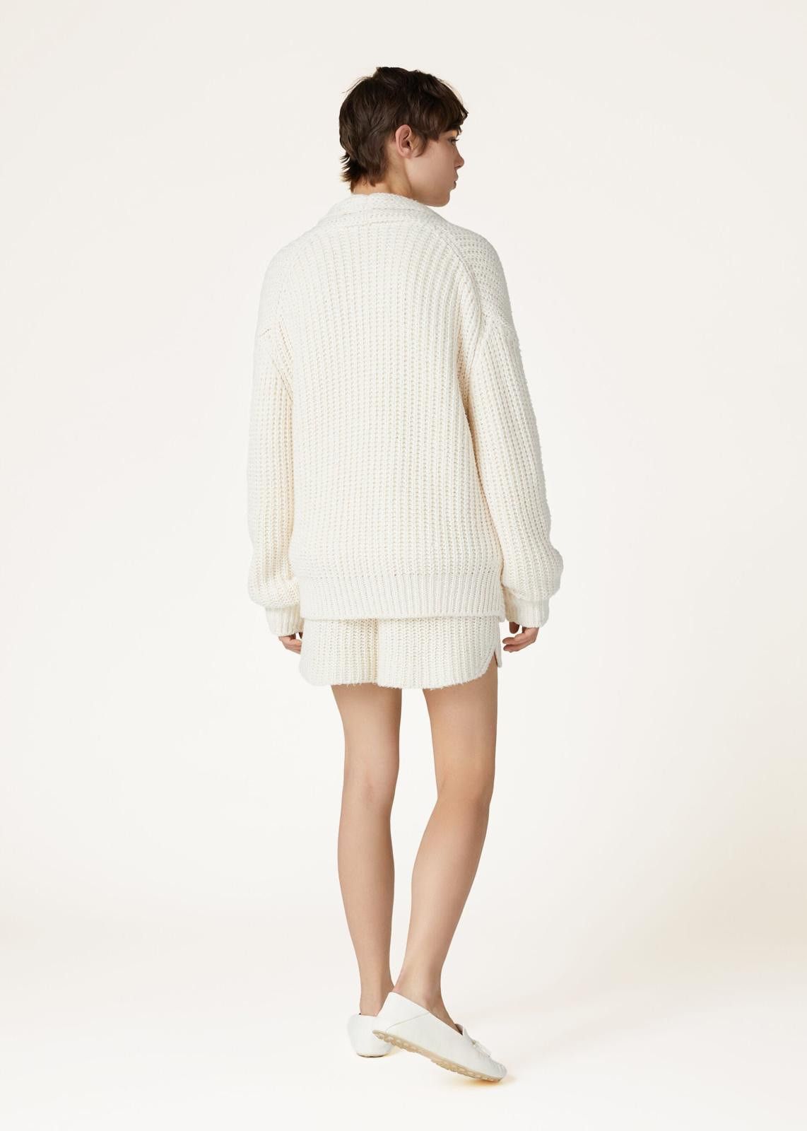 Loro Piana o1srvl11e0425 FAN6403 Cocooning Cardigan in Cream Size XS / US 0-2 / IT 36-38 - 5 Thumbnail