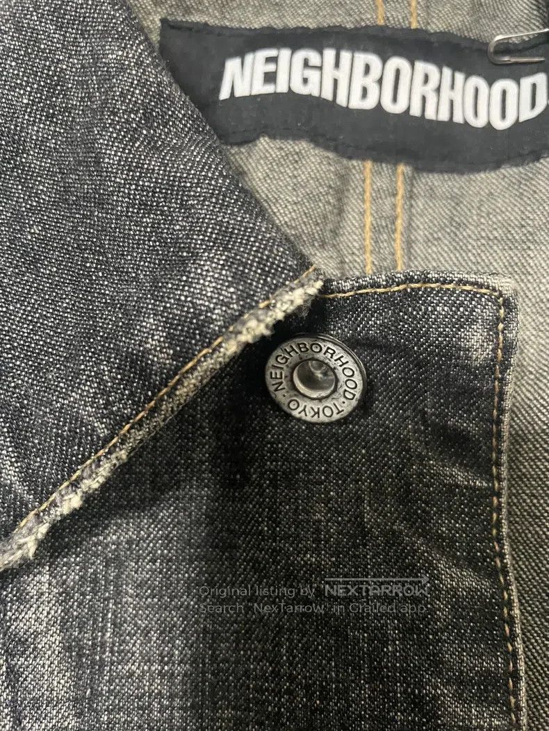 Neighborhood Neighborhood Black Splatter Denim Jacket Size US M / EU 48-50 / 2 - 3 Thumbnail