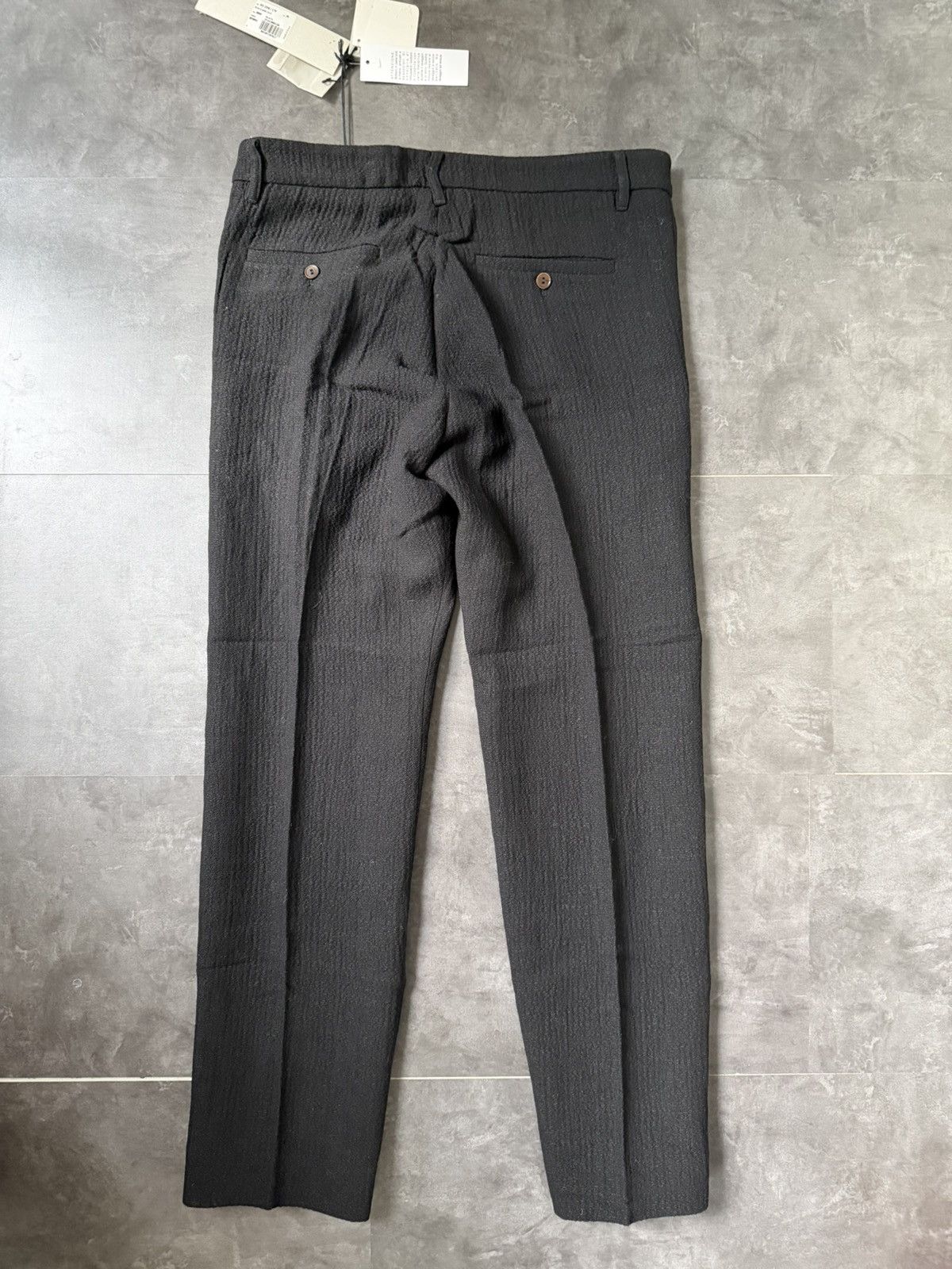Rick Owens F/W 11 "LIMO" Textured Mohair & Wool Trousers Rick Owens Size US 34 / EU 50 - 9 Thumbnail