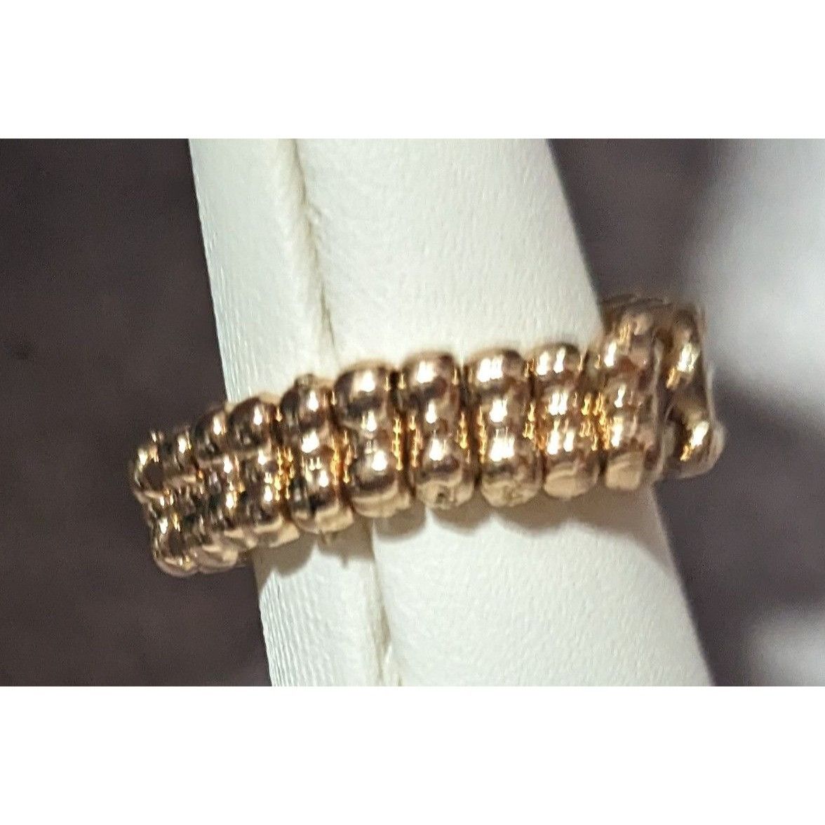 Other Paparazzi A Square Deal Gold Tone Stretch Ring Size 8 Size ONE SIZE - 11 Thumbnail