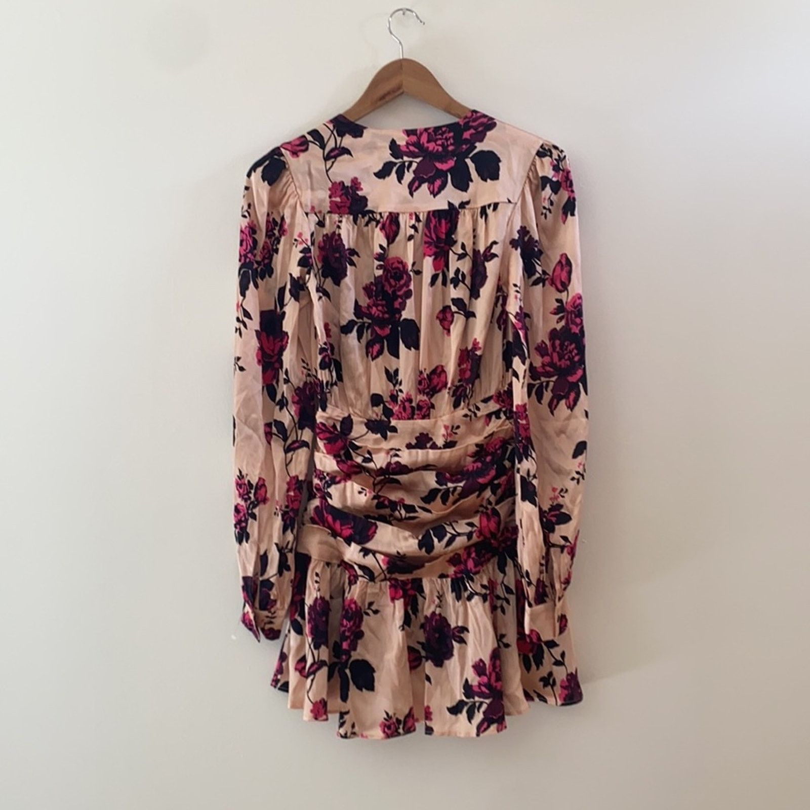 Laneus Laneus Silk Blend Floral Mini Dress Size S / US 4 / IT 40 - 3 Thumbnail