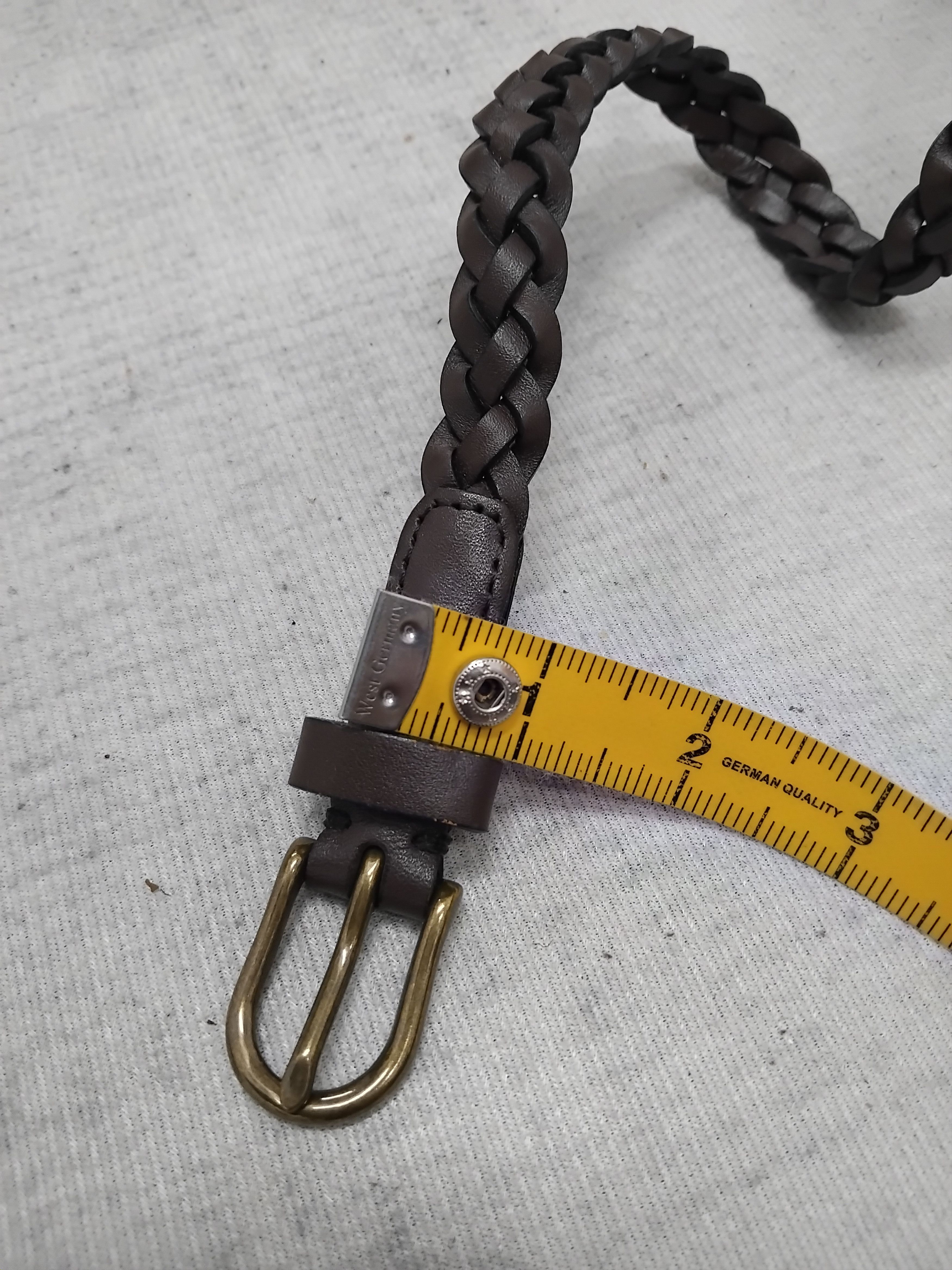 Japanese Brand 💥Unnamed chocolate colour Japanese Leather belt Size ONE SIZE - 7 Thumbnail