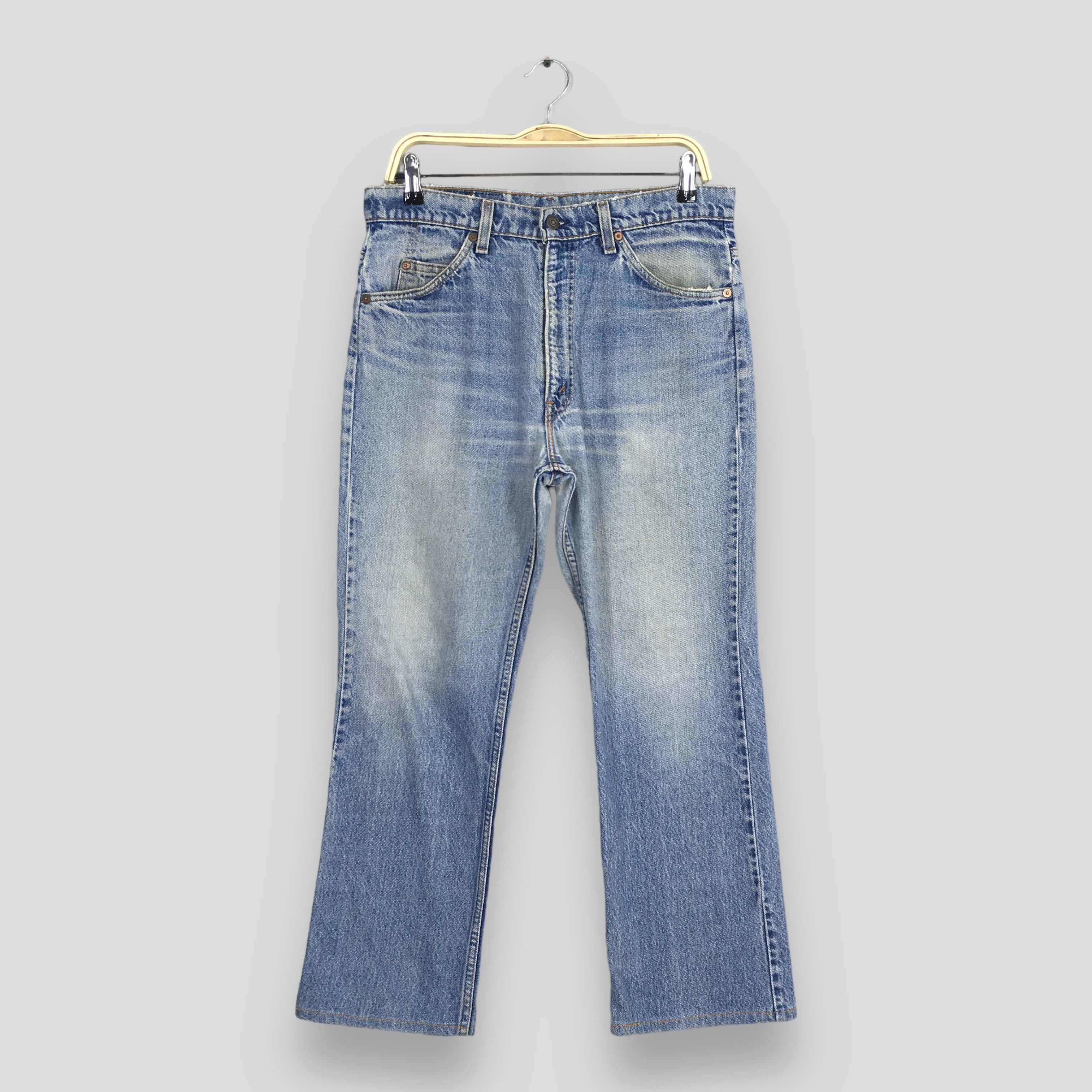 Levi's Vintage 80s Levis 517 Flare Bootcut Distressed Jeans 34x32