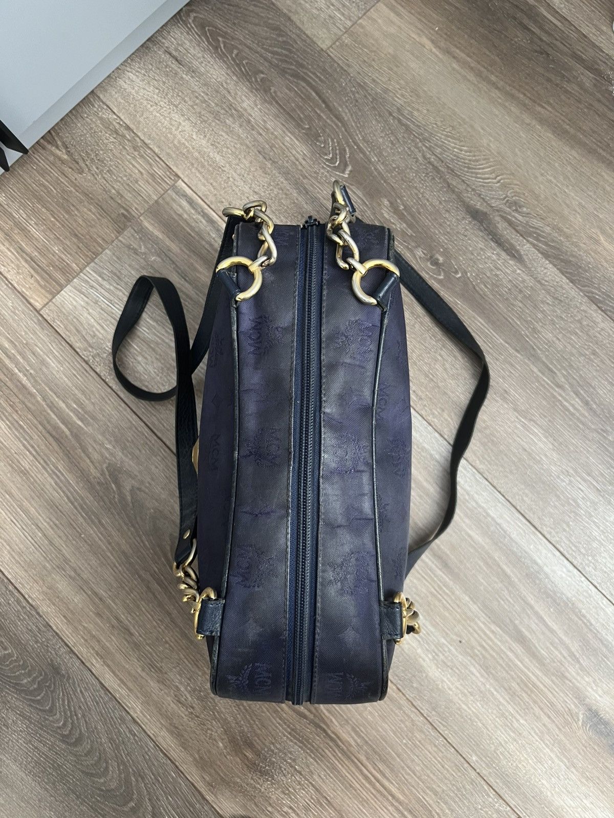 MCM MCM Blue Bag Monogram Size ONE SIZE - 7 Thumbnail