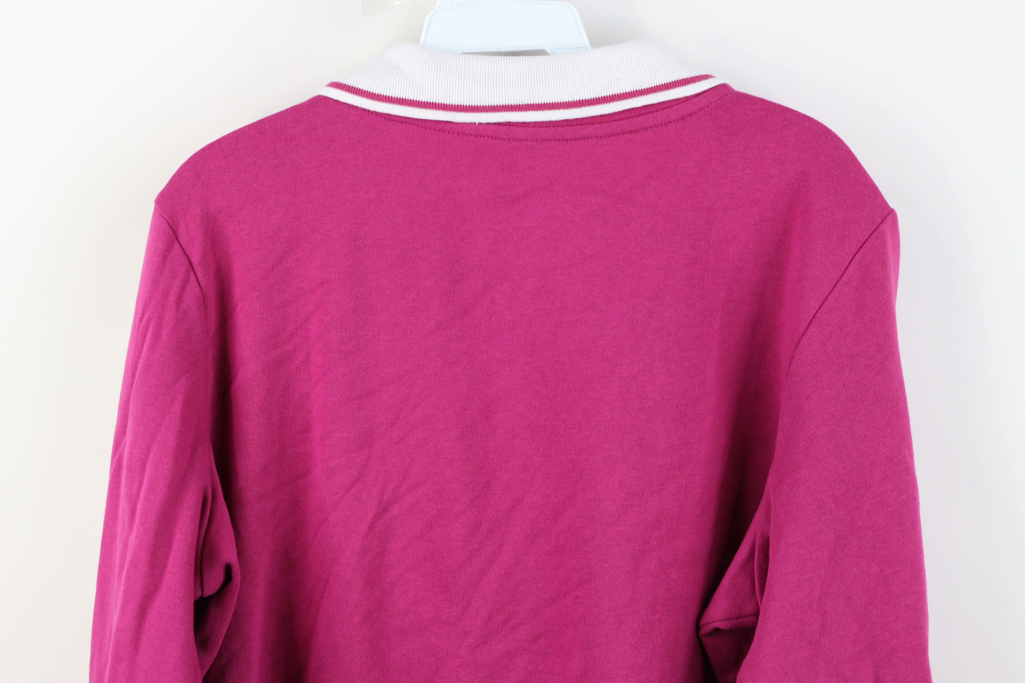 Vintage Vintage 90s Y2K Streetwear Butterfly Collared Sweatshirt Size L / US 10 / IT 46 - 10 Thumbnail