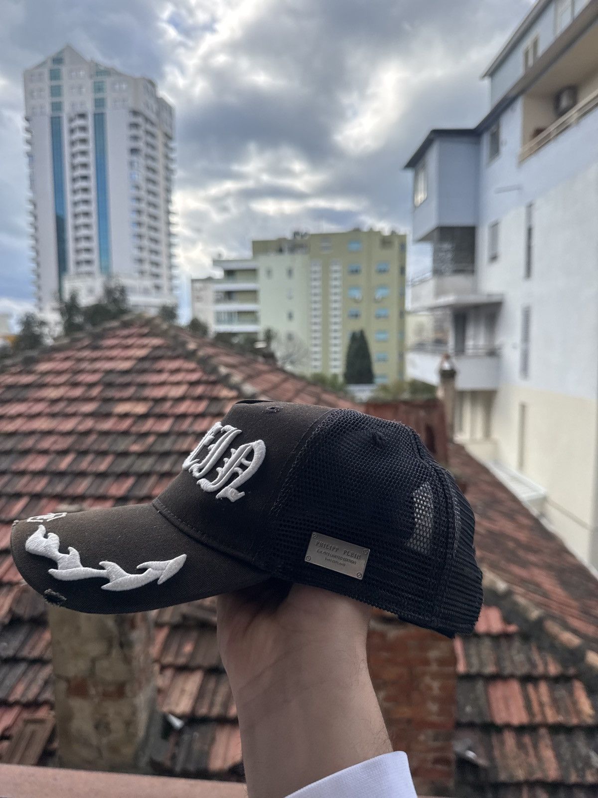 Philipp Plein BASEBALL CAP GOTHIC PLEIN Size ONE SIZE - 4 Thumbnail