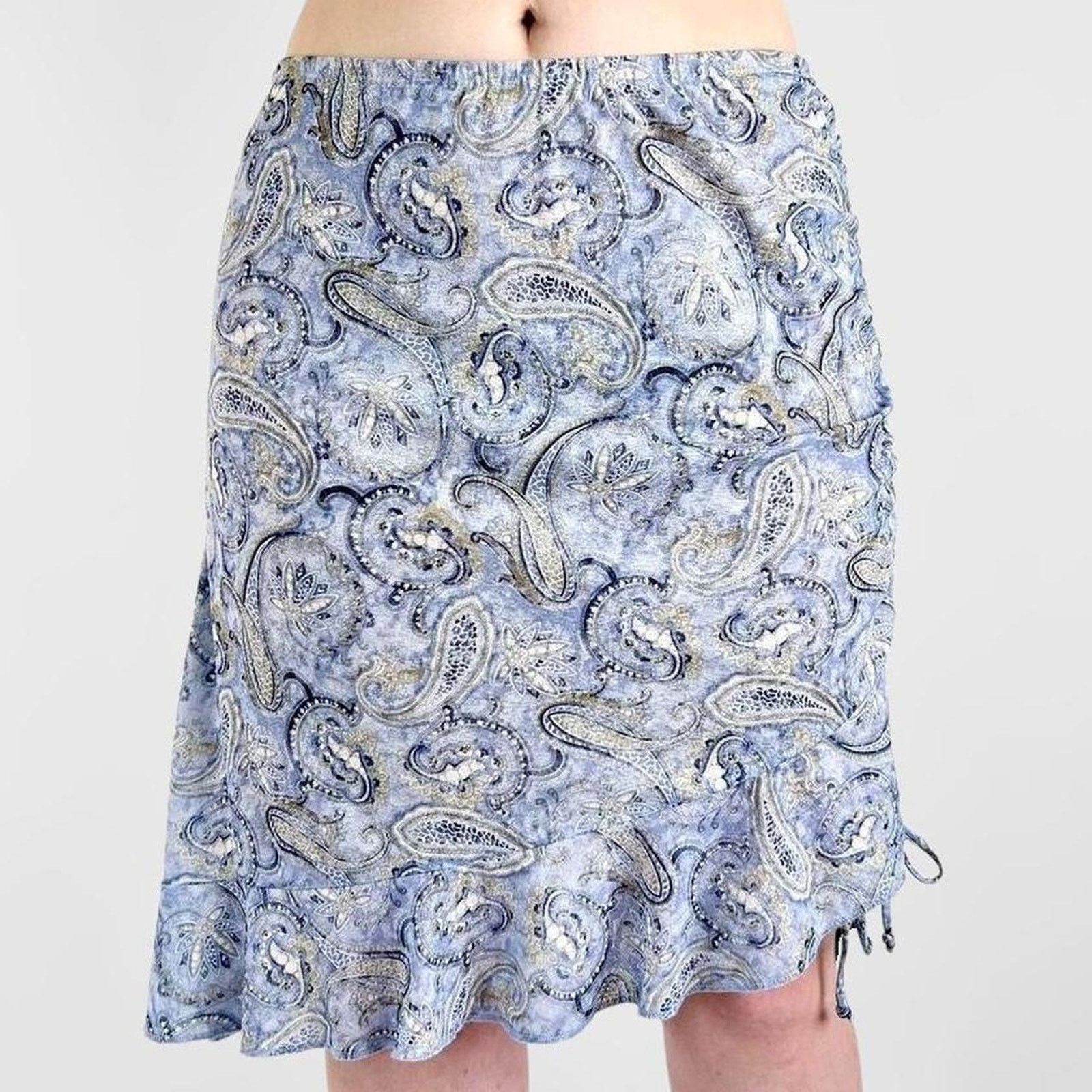 Other y2k paisley fairy blue midi skirt Size 28" / US 6 / IT 42 - 1 Thumbnail