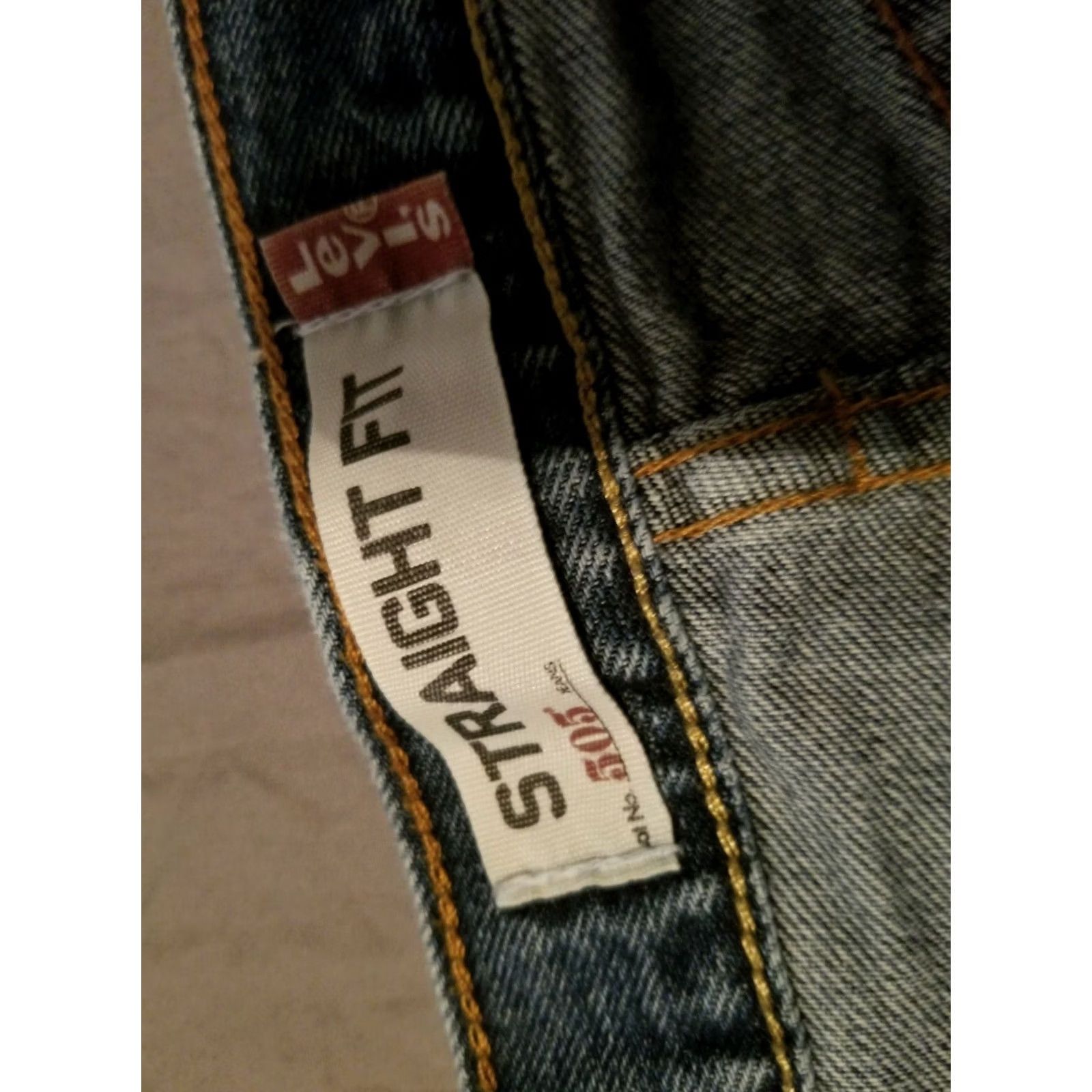 Levi's Levi's 505 Jeans Mens 42x32 Regular Straight Denim Blue Pants Jeans Size US 42 / EU 58 - 5 Thumbnail