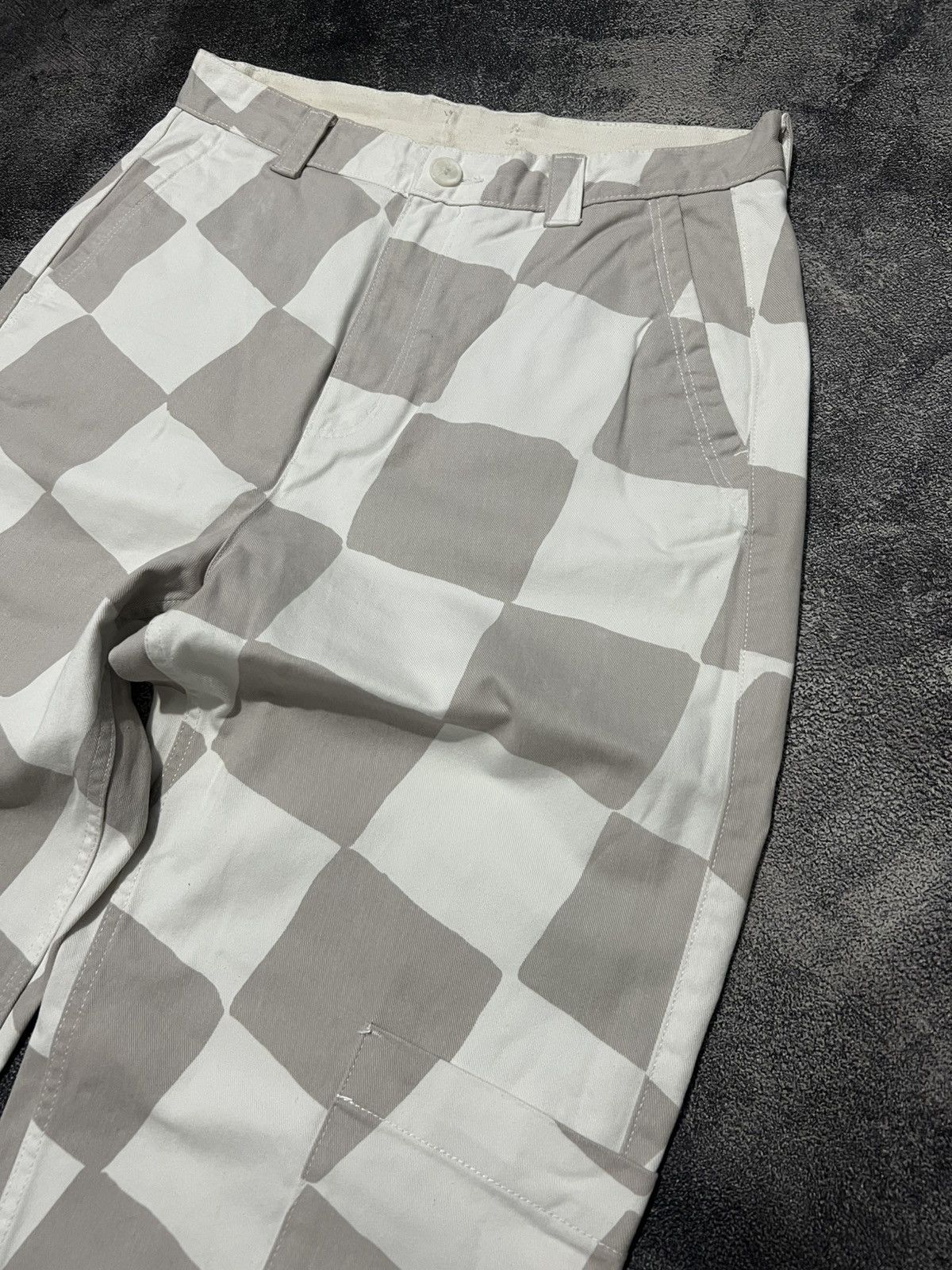 Kapital Baggy Checkered Cargo Pants Size US 33 - 4 Thumbnail