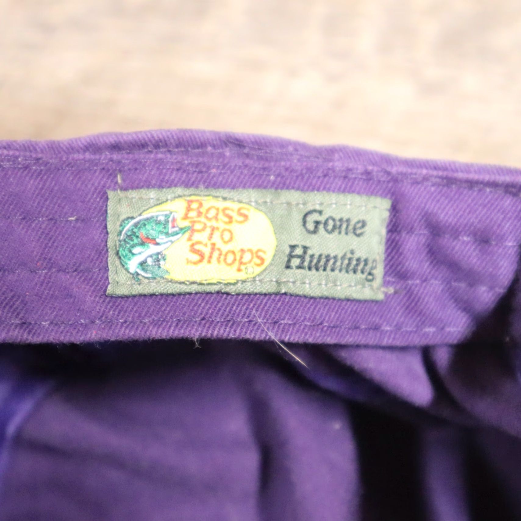 Bass Pro Shops VINTAGE Bass Pro Shops Hat Purple Adult Hat Adjustable Women Baseball Cap Ladies Casual 90s Fish Theme Boys Girls Mens Womens Size ONE SIZE - 7 Thumbnail