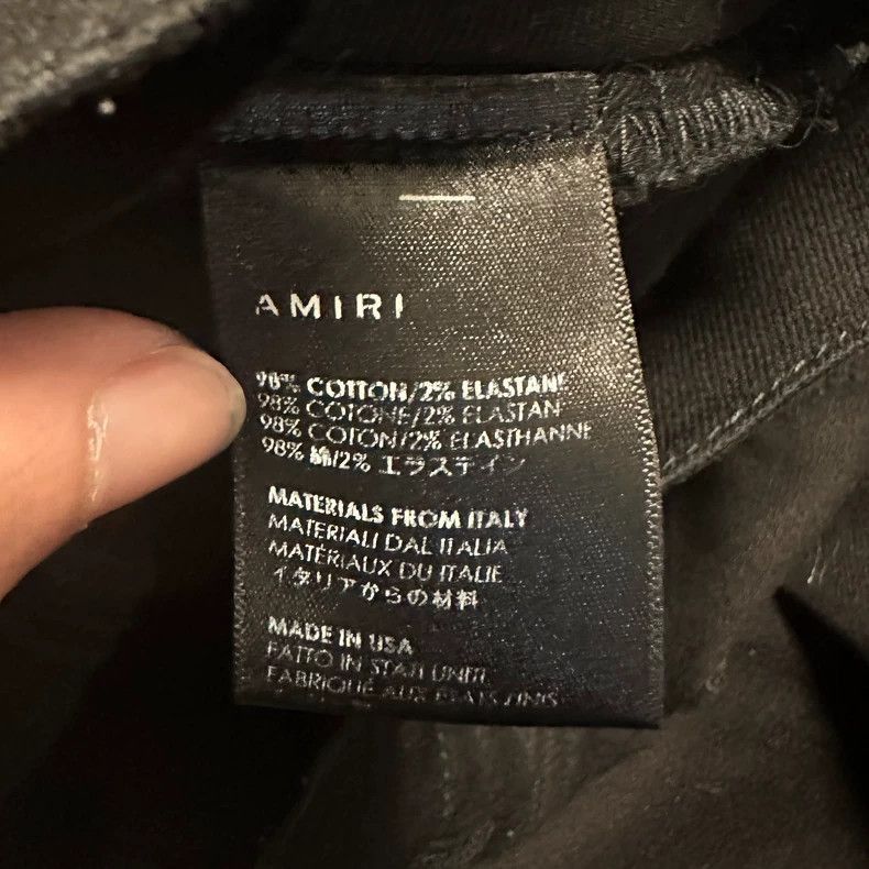Amiri Amiri Authentic jeans that destroy both knees -DMC-2508 Size US 29 - 8 Thumbnail