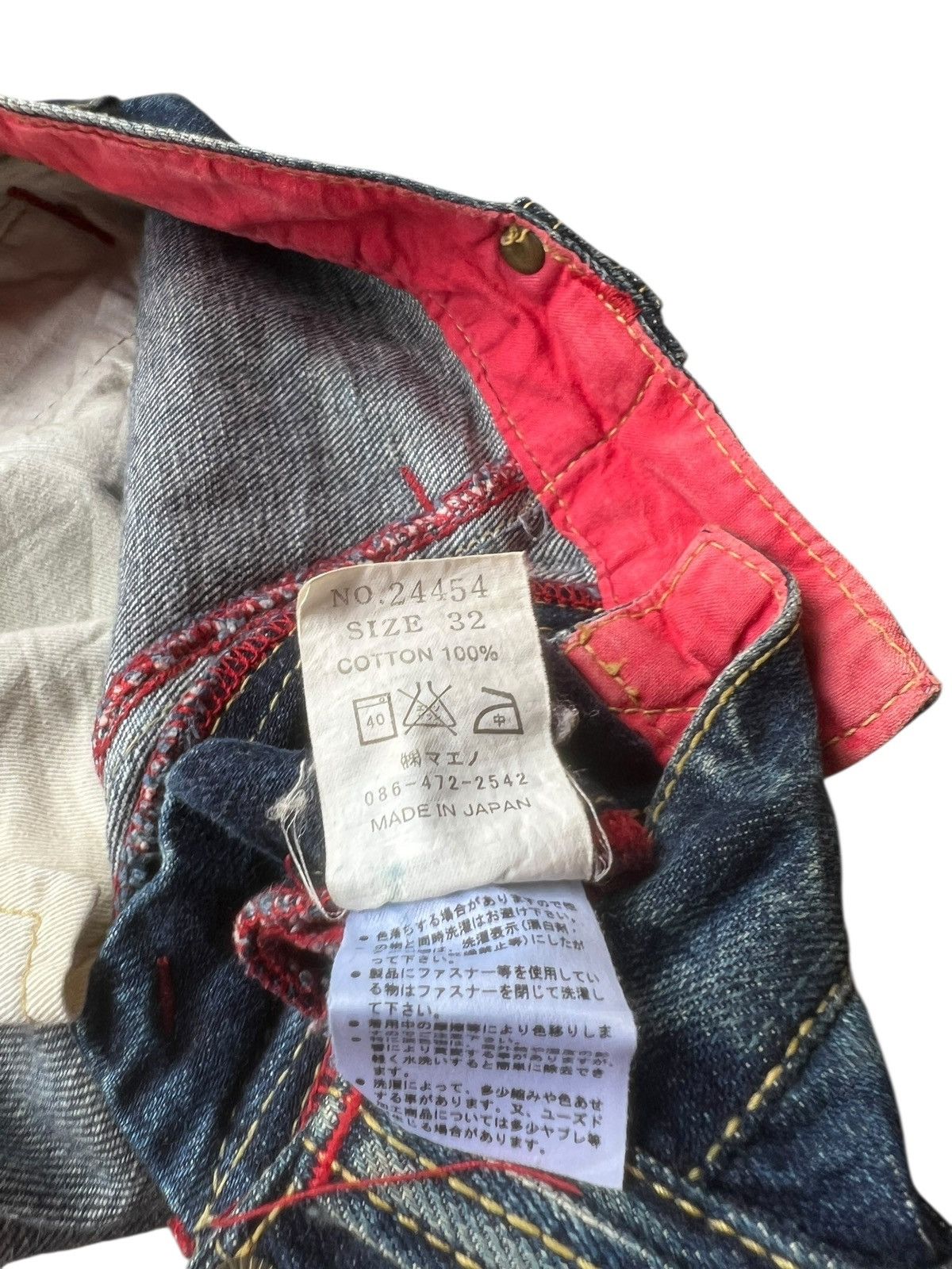 Eternal ETERNAL Japan Distressed Aging Mud Denim Jeans Size US 32 / EU 48 - 23 Thumbnail