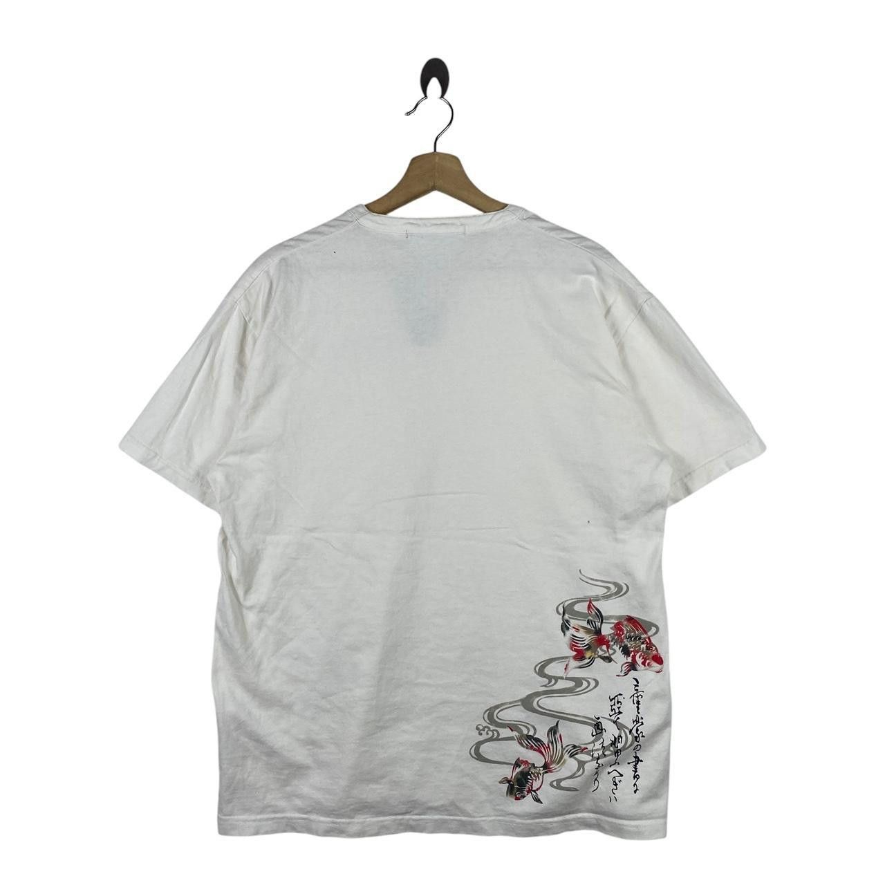 Other JAPAN TRADITIONAL GOLDFISH Karakuri Onsen Henley Tee Shirt Size L / US 10 / IT 46 - 4 Thumbnail