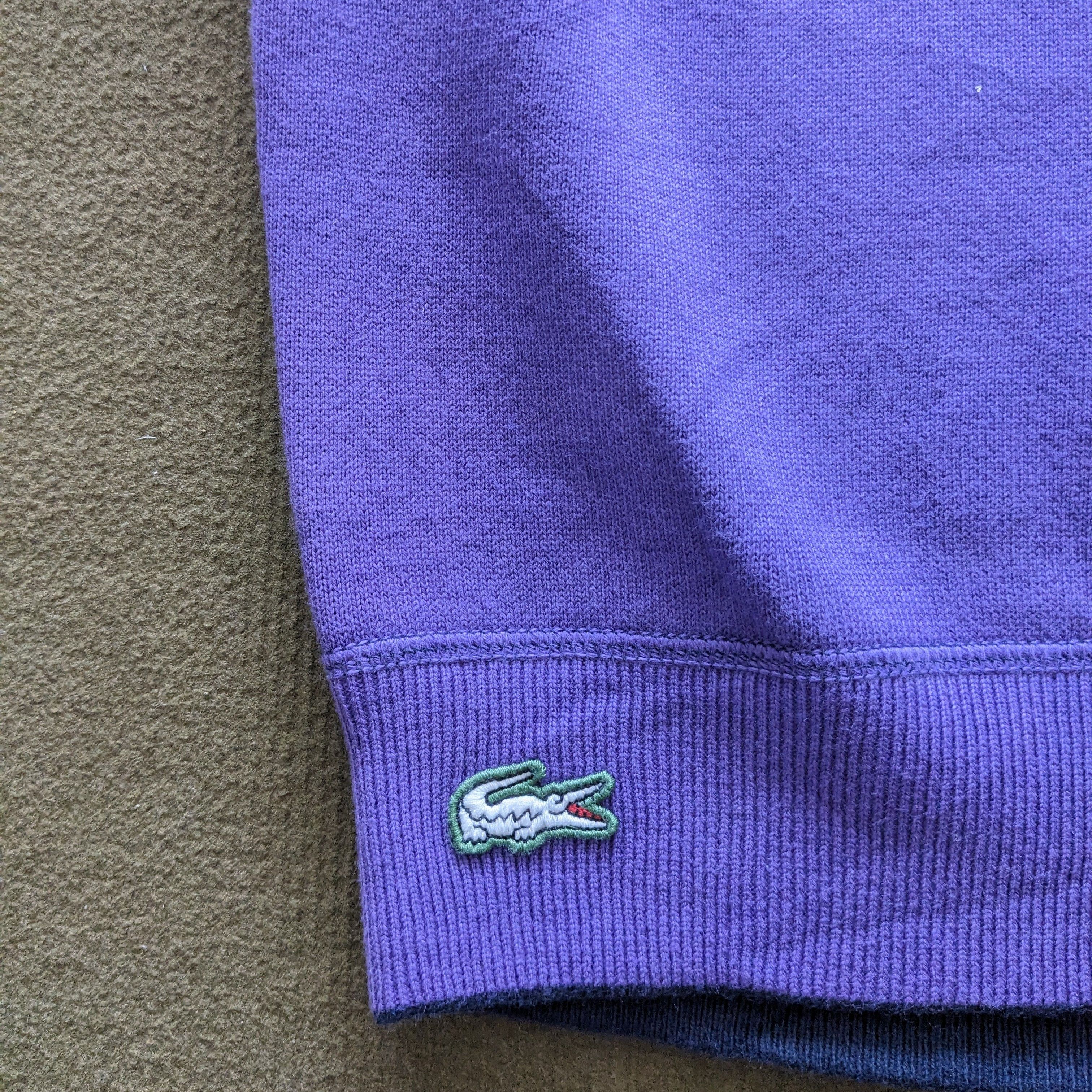 Lacoste Vintage LACOSTE Fashion Brand Reversible Sweatshirt Size US M / EU 48-50 / 2 - 2 Thumbnail