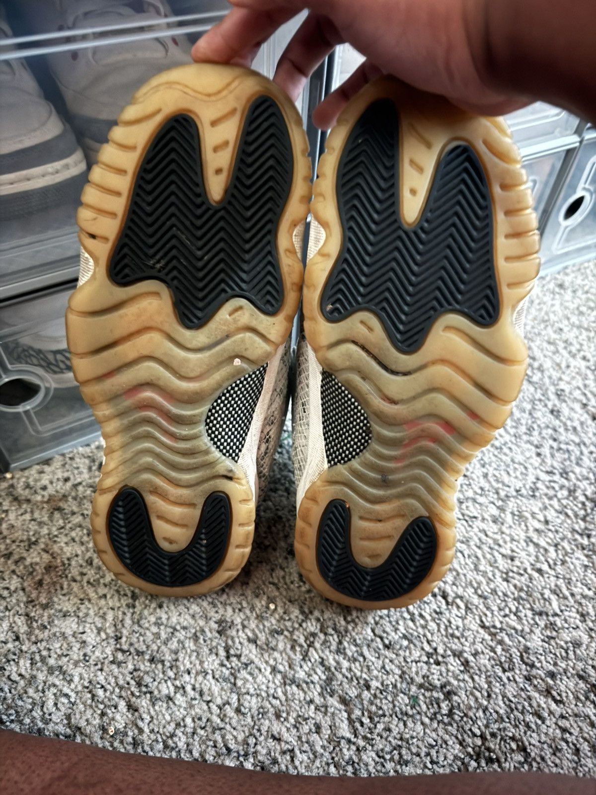 Jordan Brand Air Jordan 11 ‘Snakeskin Light Bone’ Size US 7 / EU 40 - 6 Thumbnail