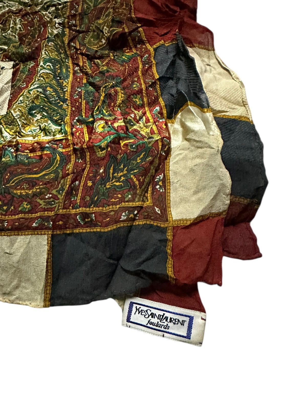 Yves Saint Laurent Yves saint laurent silk scarf Size ONE SIZE - 3 Thumbnail
