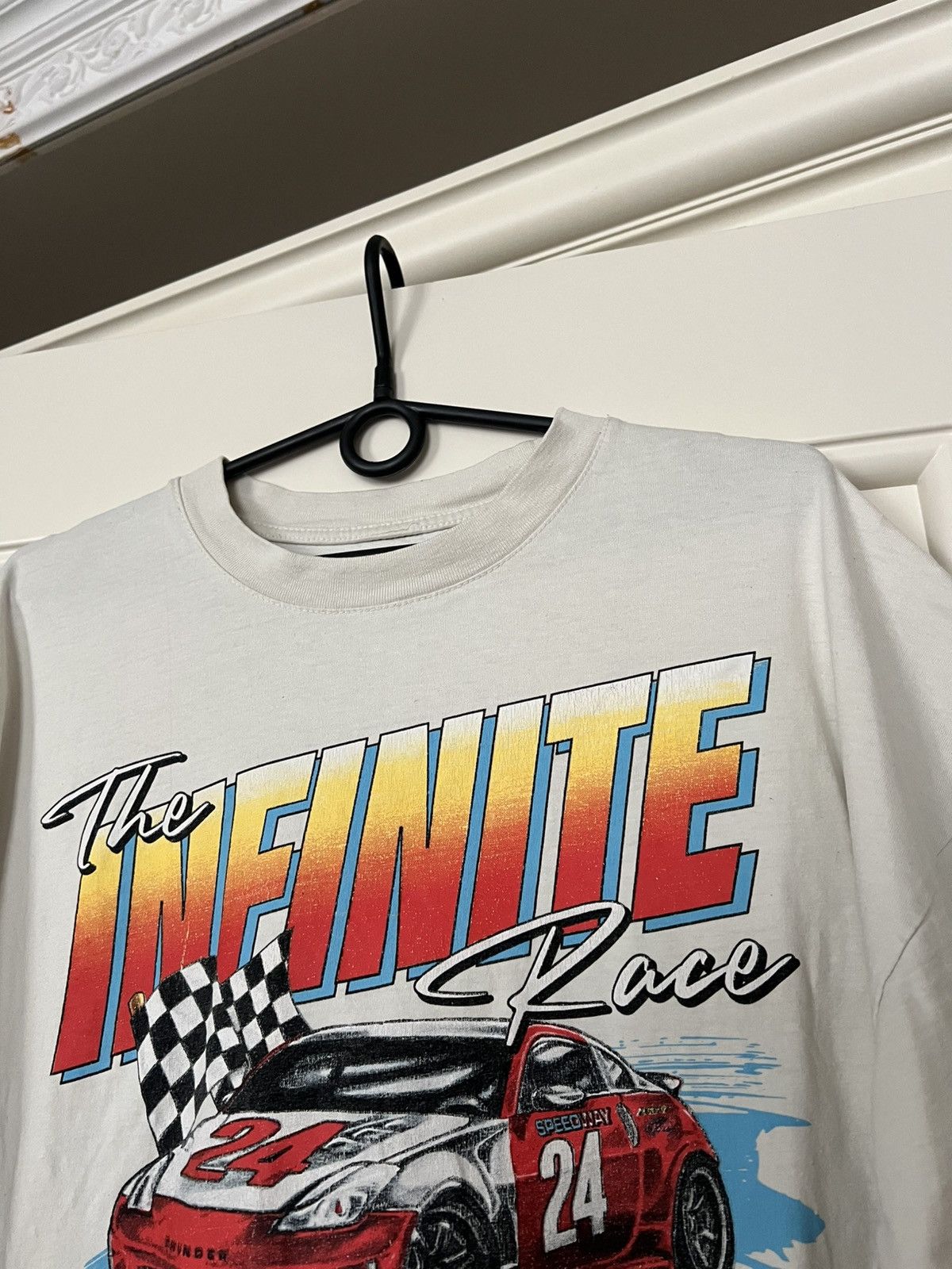 NASCAR Vintage 1996 NASCAR Speedway Racing Infinite Car T-Shirt Tee Size US XL / EU 56 / 4 - 8 Thumbnail