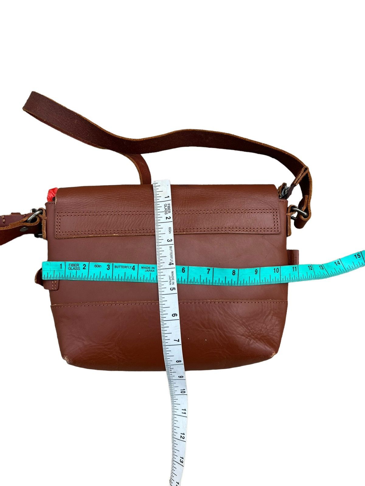 Leather Vintage H1203 Mano Fece Japan Leather Bag Size ONE SIZE - 25 Thumbnail