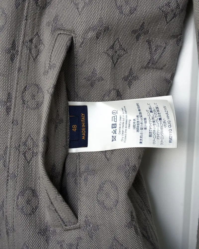 Louis Vuitton Louis Vuitton Monogram Jacquard Logo Denim Jacket Size US M / EU 48-50 / 2 - 4 Thumbnail