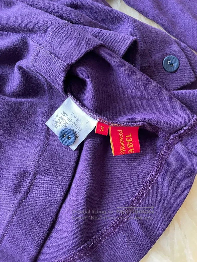 Vivienne Westwood Vivienne Westwood Purple Top Size L / US 10 / IT 46 - 4 Thumbnail