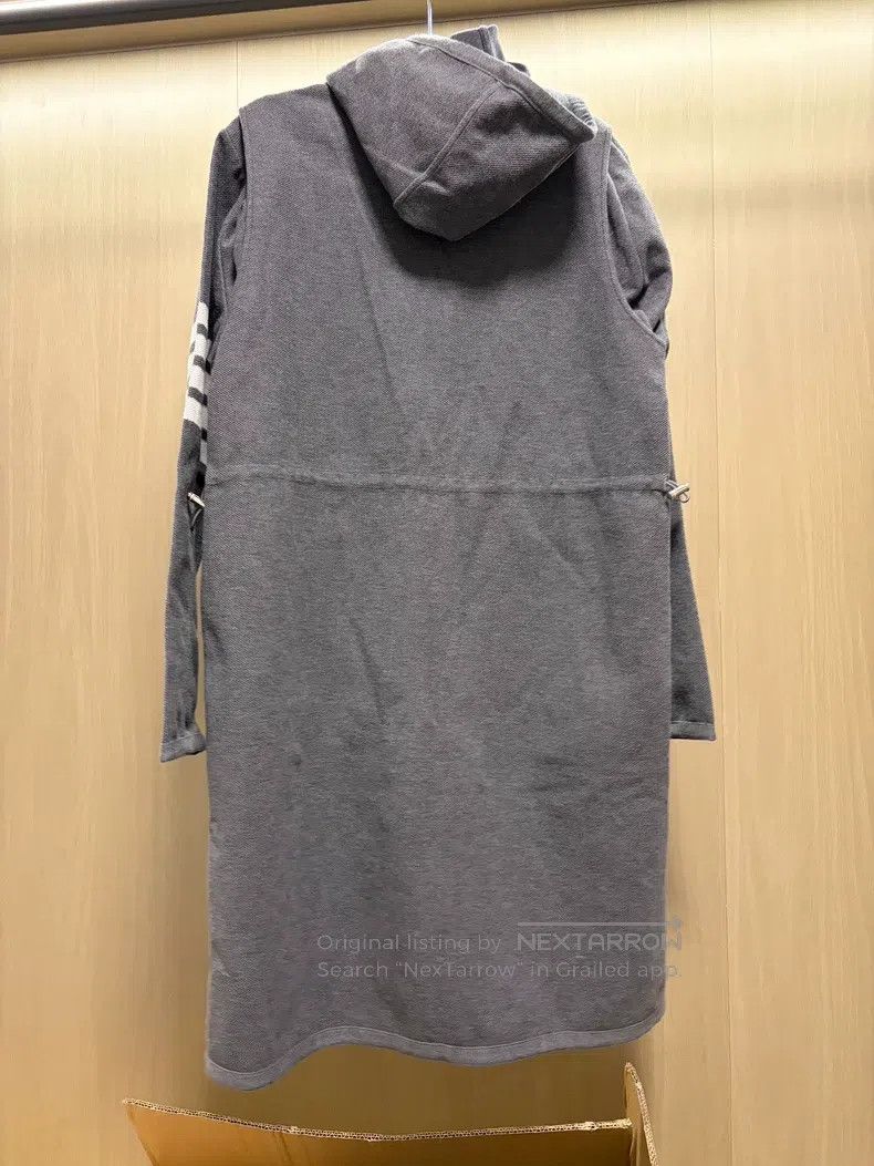 Thom Browne Thom Browne Four-stripe Gold Button Hooded Jacket Size US XS / EU 42 / 0 - 2 Thumbnail
