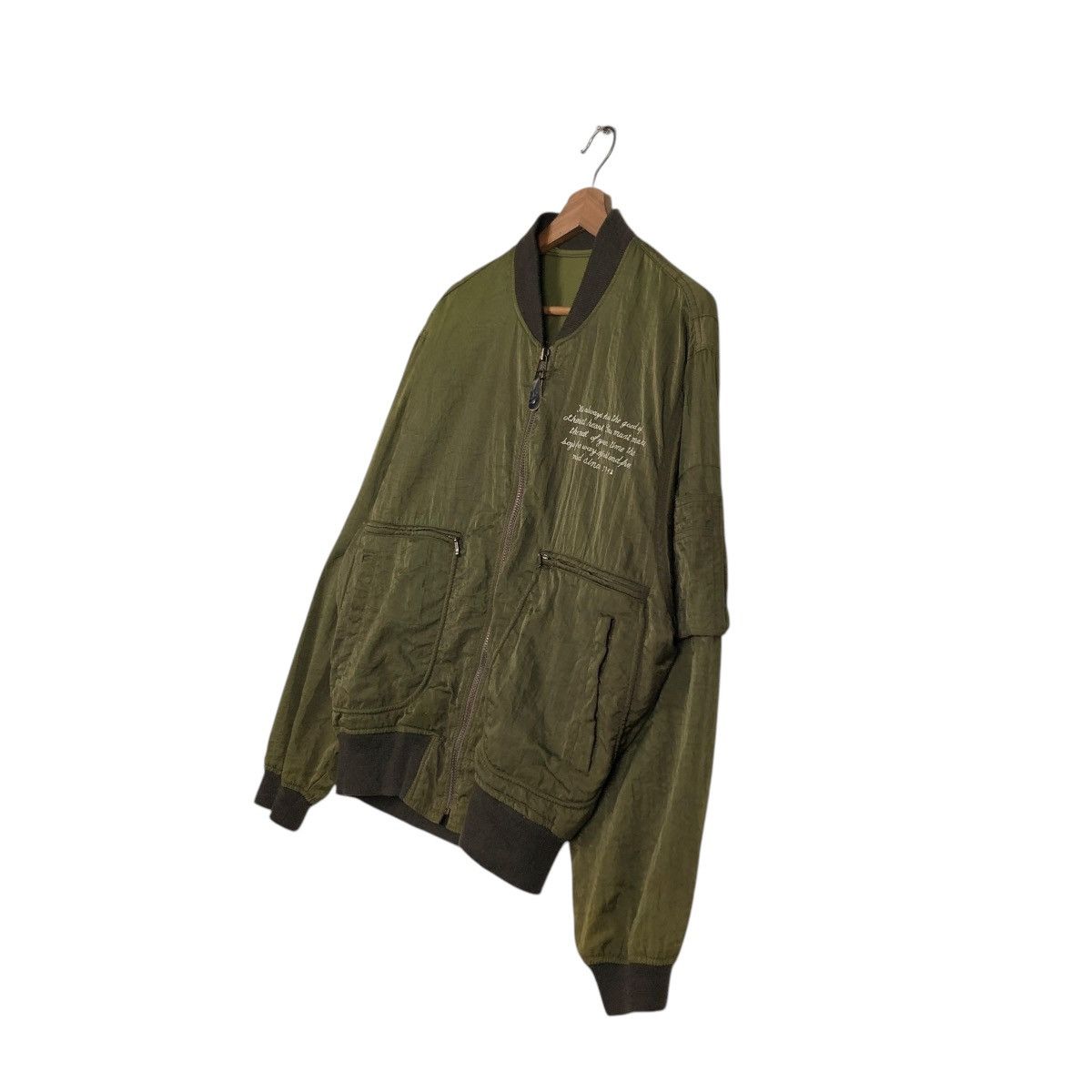 Japanese Brand 🔥VINTAGE BOMBER JACKET PARACHUTE DESIGN ISSEY MIYAKE Size US L / EU 52-54 / 3 - 4 Thumbnail