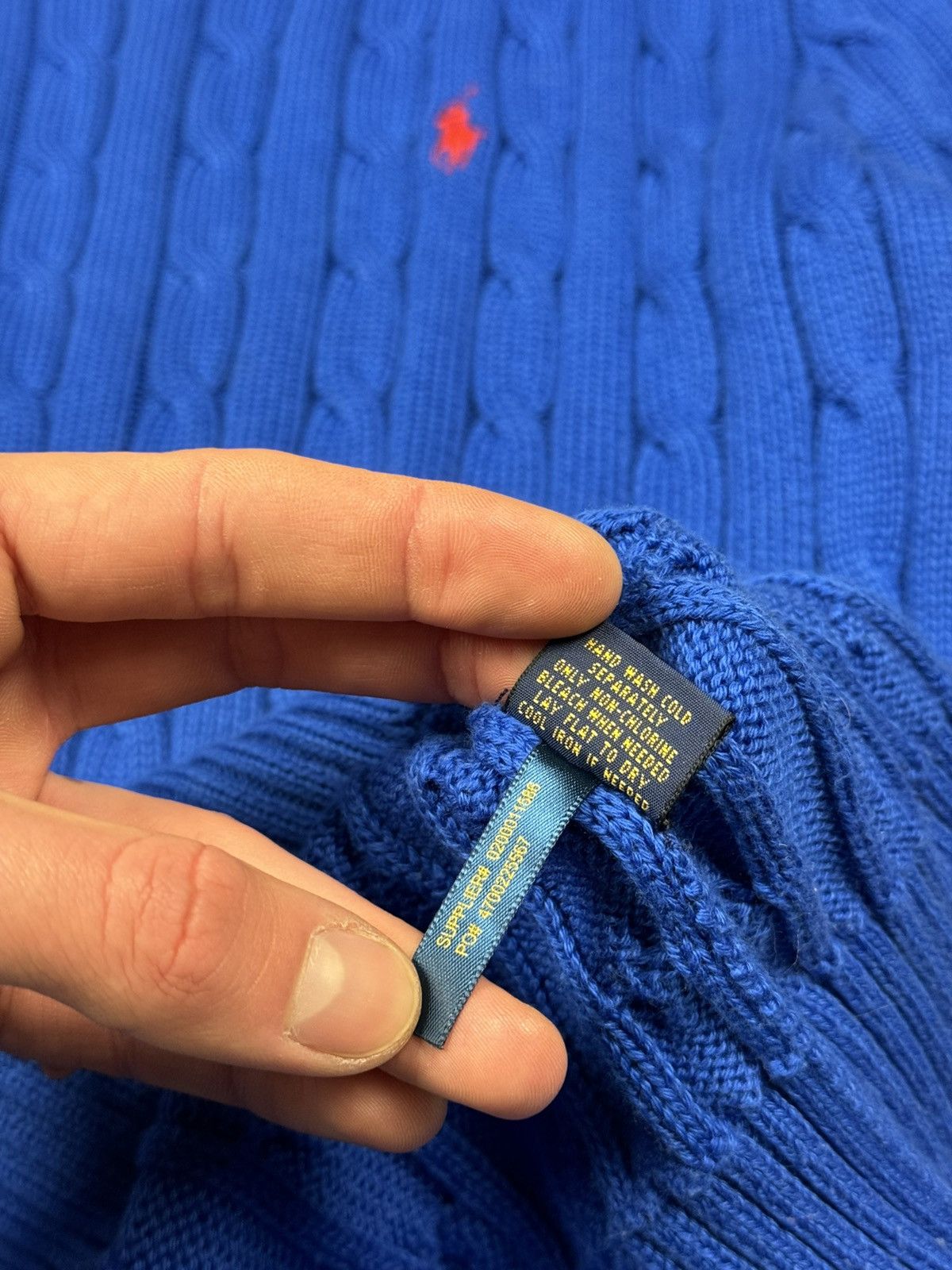 Polo Ralph Lauren Polo Ralph Lauren Women Cable Knit Sweater Crew Neck Size L Size L / US 10 / IT 46 - 13 Thumbnail