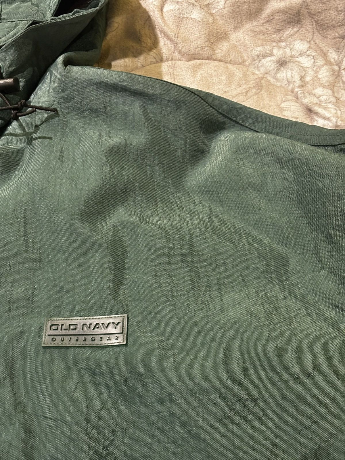 Old Navy Men’s green hoodie windbreaker.0326 Size US XL / EU 56 / 4 - 3 Thumbnail